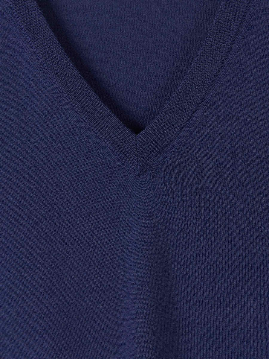 Outlet online Zanone Hombre Jersey Punto Lana color Azul Noche sku 542-002131 01 - Foto 3