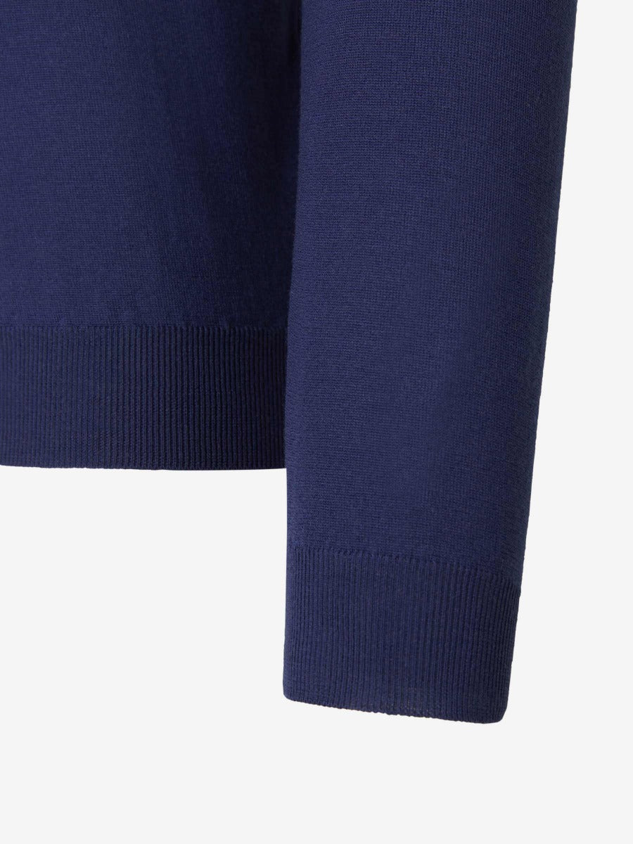 Outlet online Zanone Hombre Jersey Punto Lana color Azul Noche sku 542-002131 01 - Foto 4