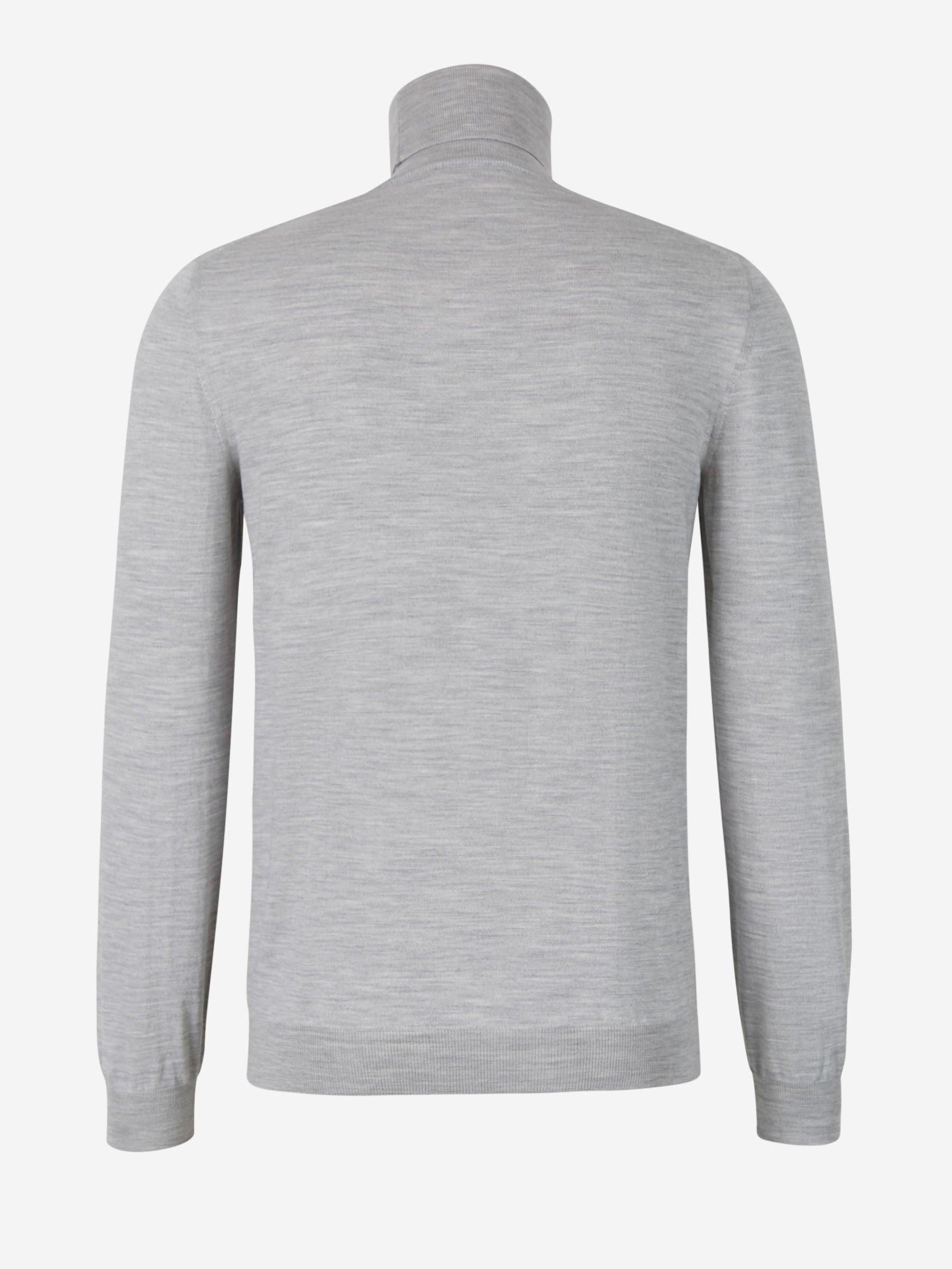 Outlet online Zanone Hombre Jersey Cuello Alto color Gris Claro sku 542-002132 02 - Foto 2