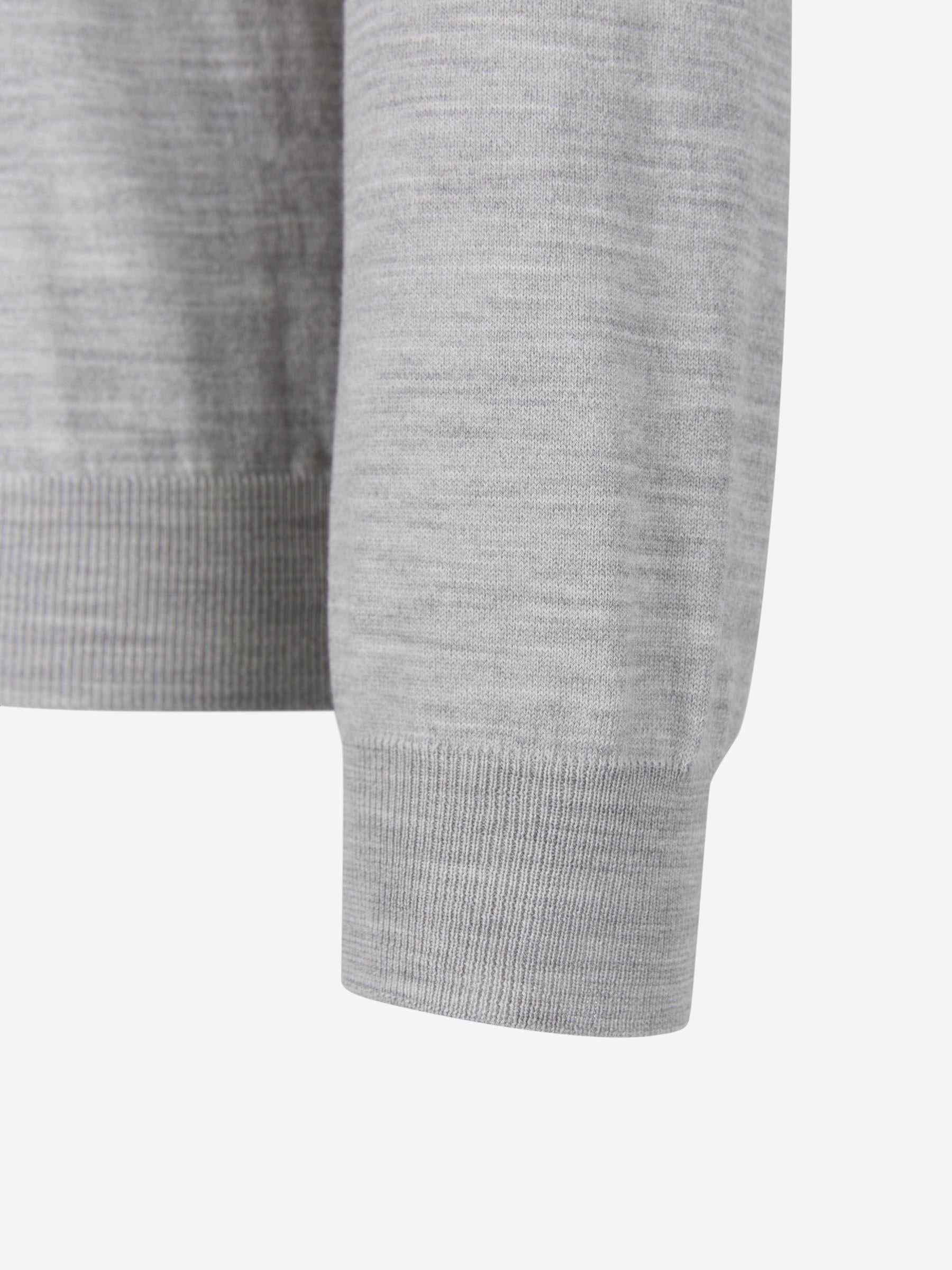 Outlet online Zanone Hombre Jersey Cuello Alto color Gris Claro sku 542-002132 02 - Foto 4