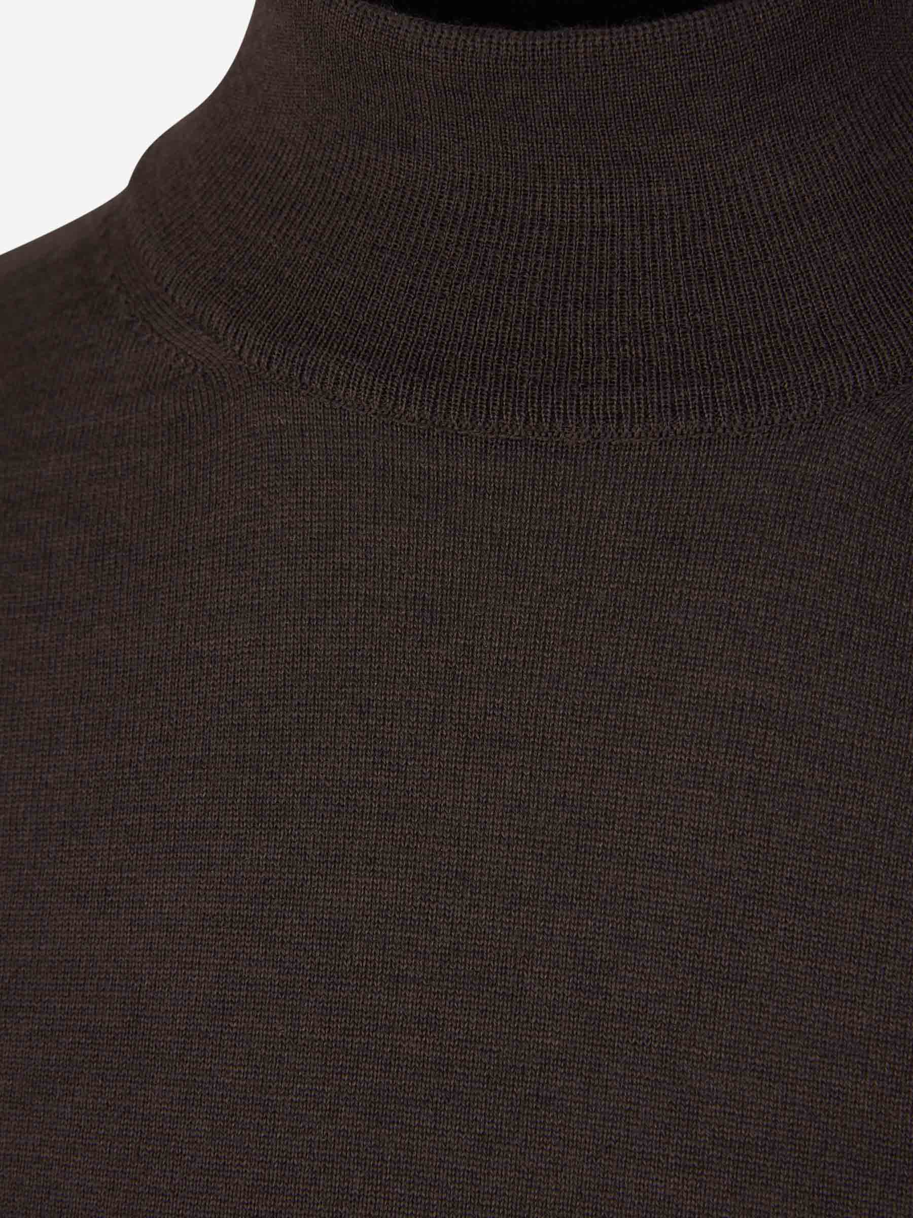 Outlet online Canali Hombre Jersey Extrafino Lana color Marron sku 542-002189 03 - Foto 3