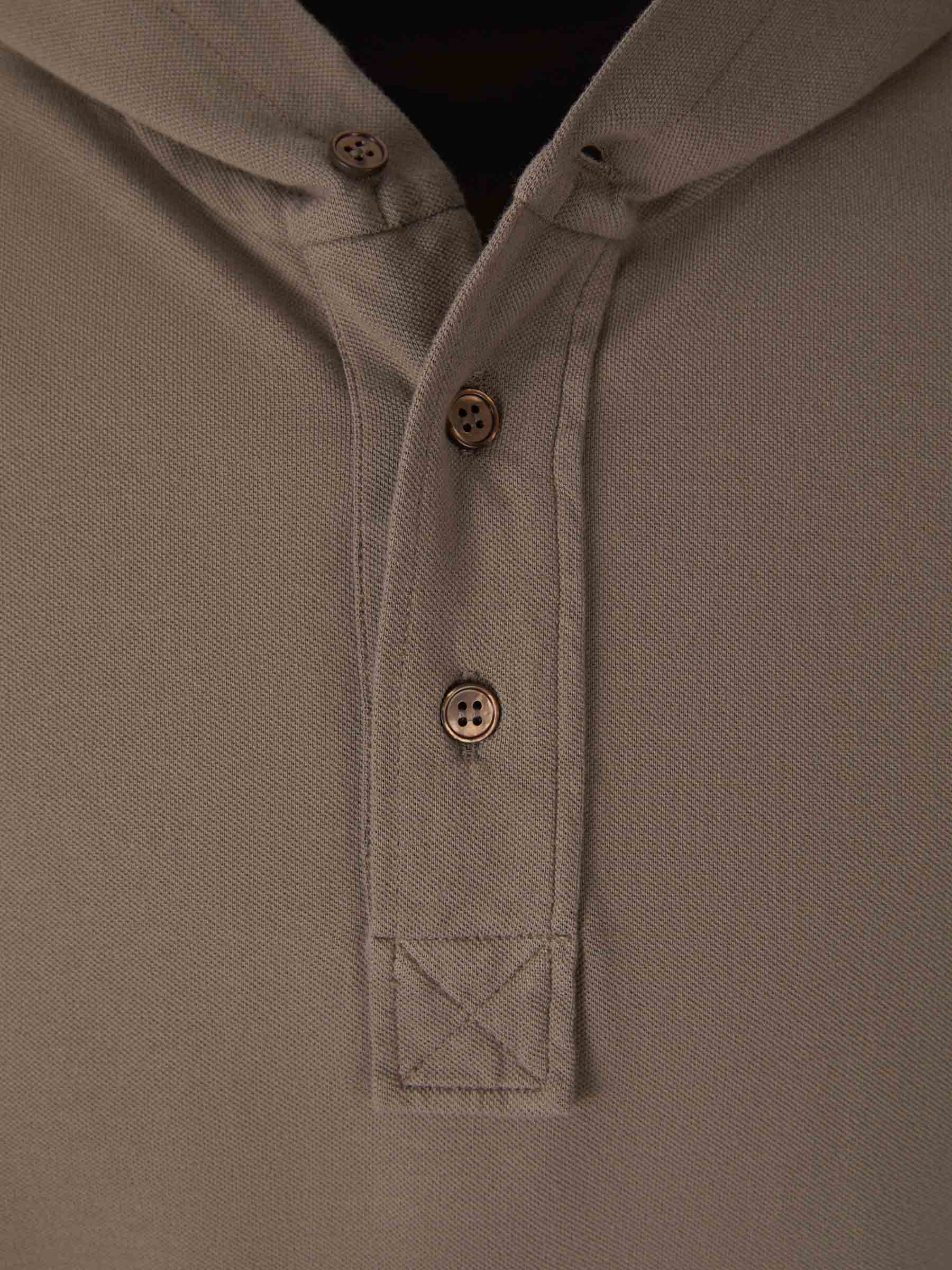 Outlet online Zanone Hombre Jersey Capucha Algodón color Verde Militar sku 542-002215 02 - Foto 6