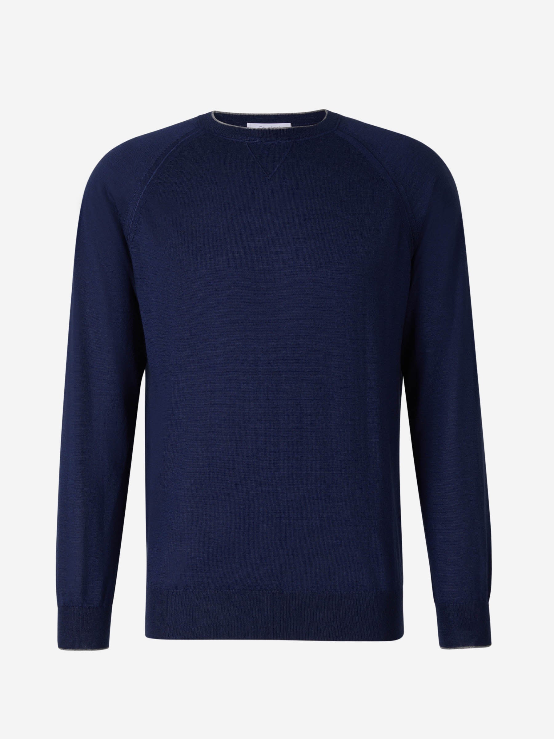 Outlet online Cruciani Hombre Jersey Cashmere Y Seda color Azul Marino sku 542-002220 03 - Foto 9