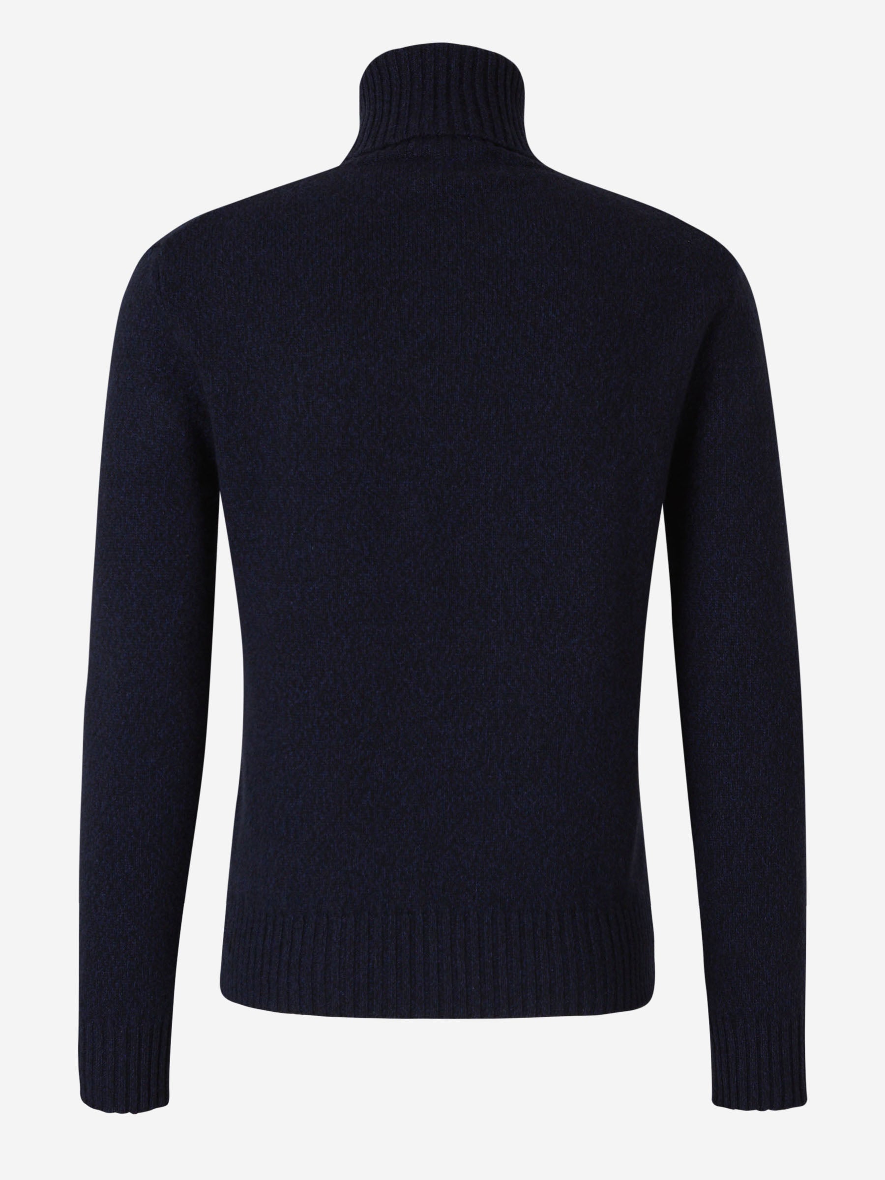 Outlet online Ami Paris Hombre Jersey Cuello Alto Cashmere color Azul Noche sku 542-002257 02 - Foto 3