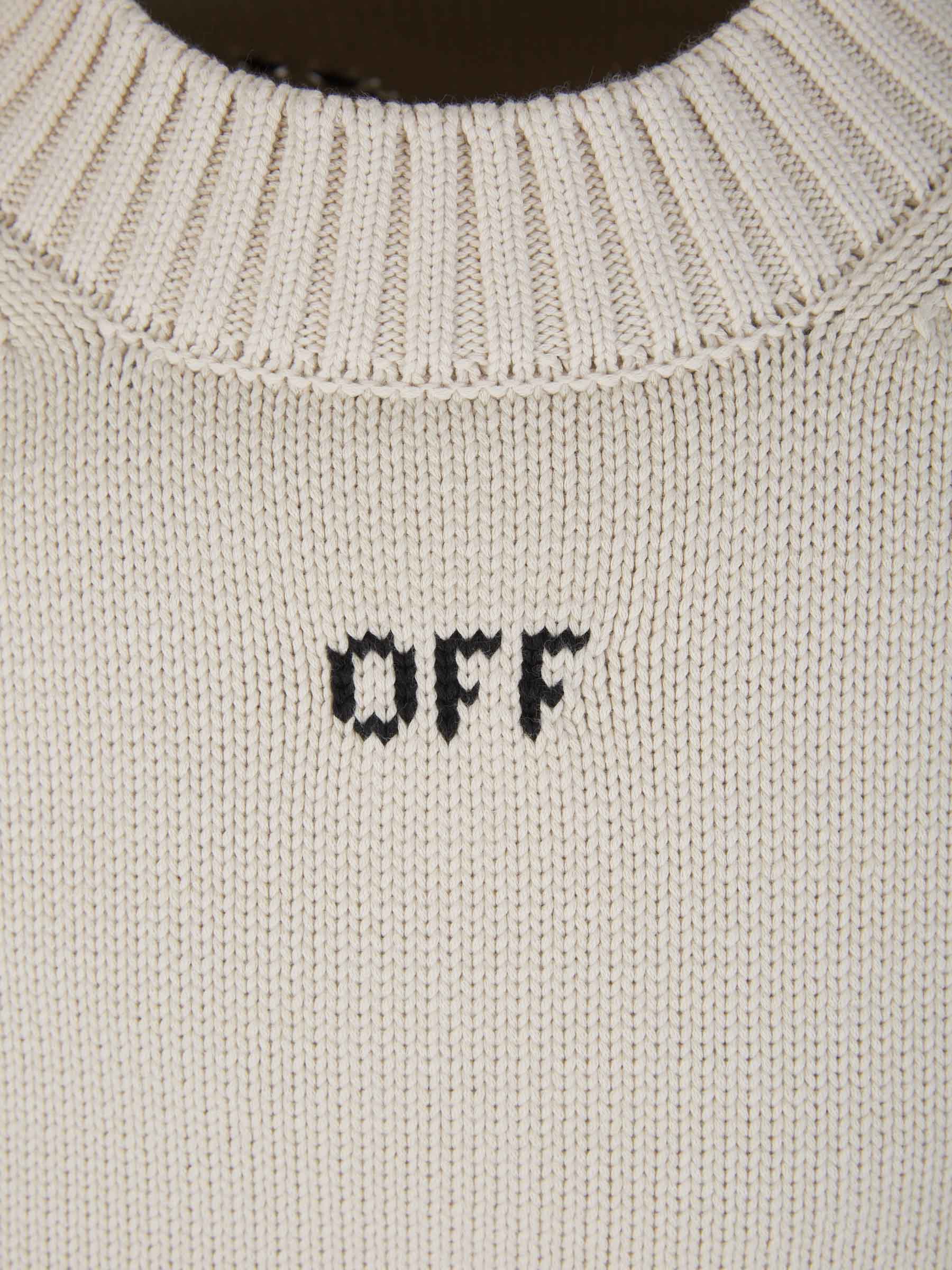 Outlet online Off-White Hombre Jersey Punto Arrow color Beis sku 542-002270 01 - Foto 3