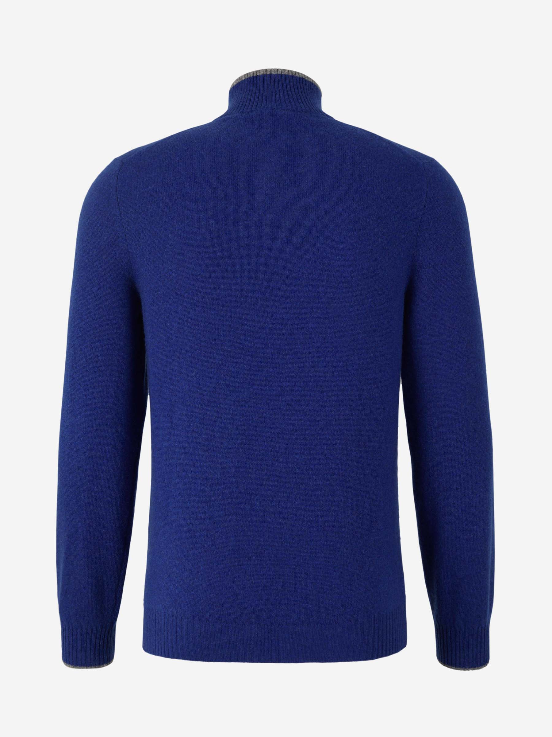Outlet online Santa Eulalia Hombre Jersey Cashmere Cremallera color Azul Marino sku 542-002300 04 - Foto 2