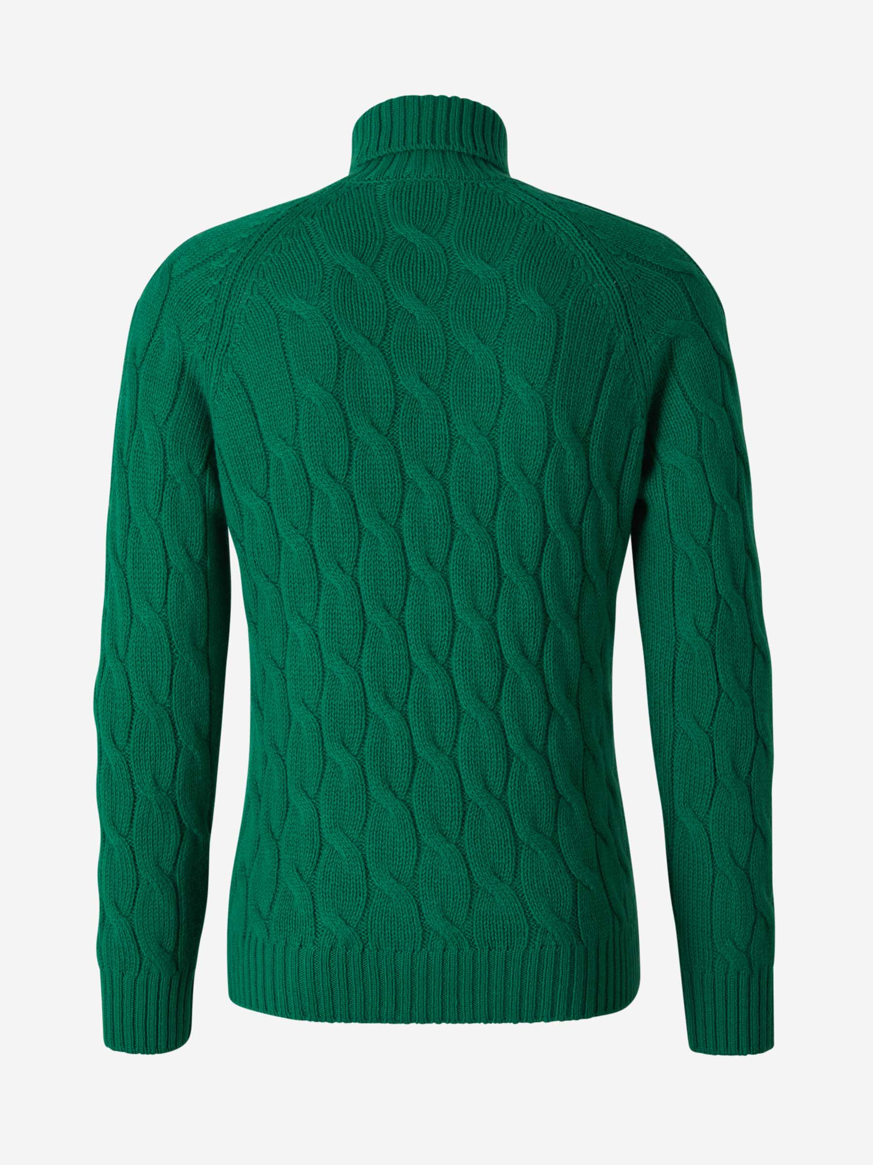 Outlet online Gran Sasso Hombre Jersey Trenzado Lana color Verde Claro sku 542-002305 01 - Foto 2