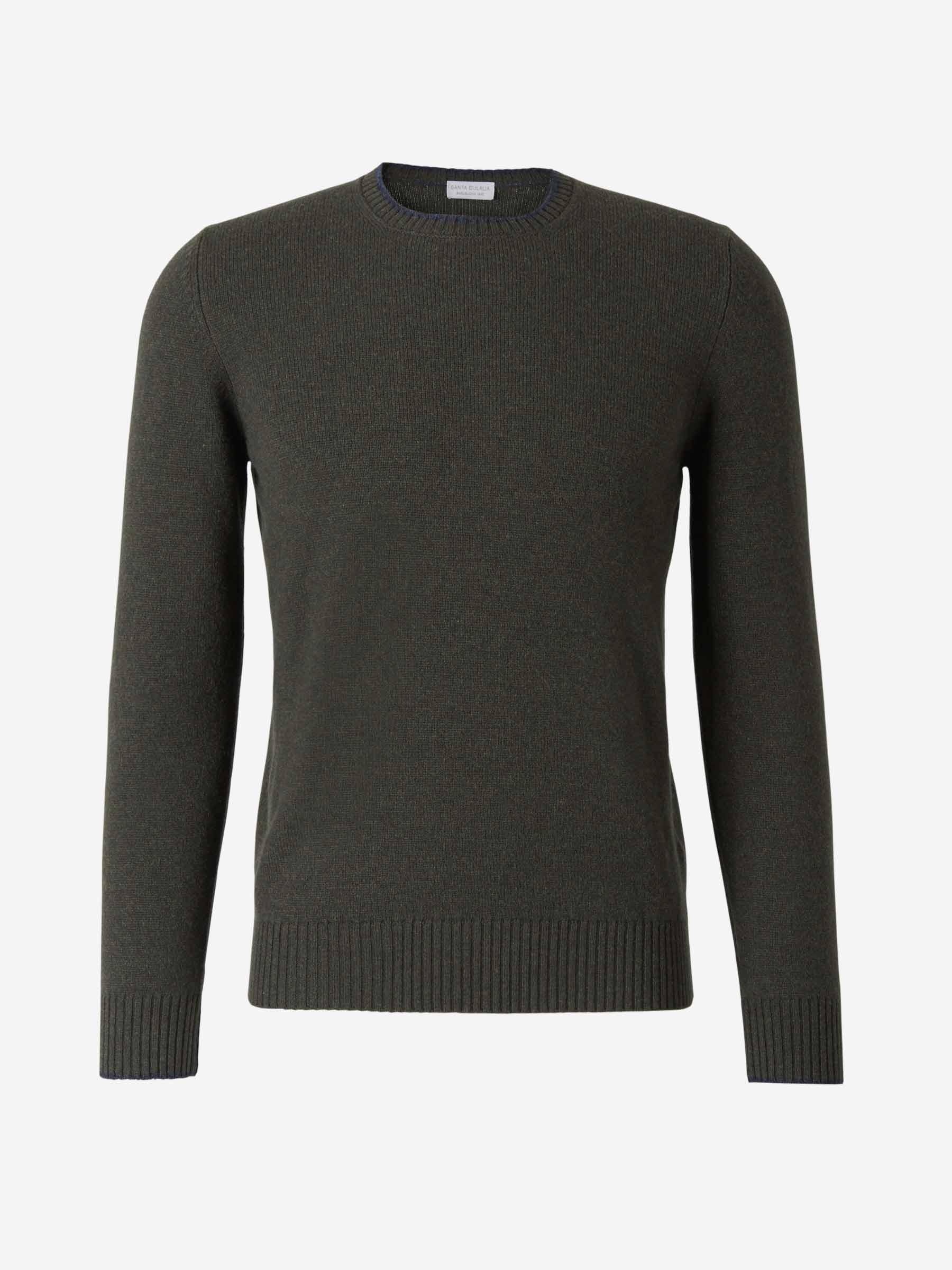 Outlet online Santa Eulalia Hombre Jersey Punto Lana color Verde Oscuro sku 542-002315 03 - Foto 5