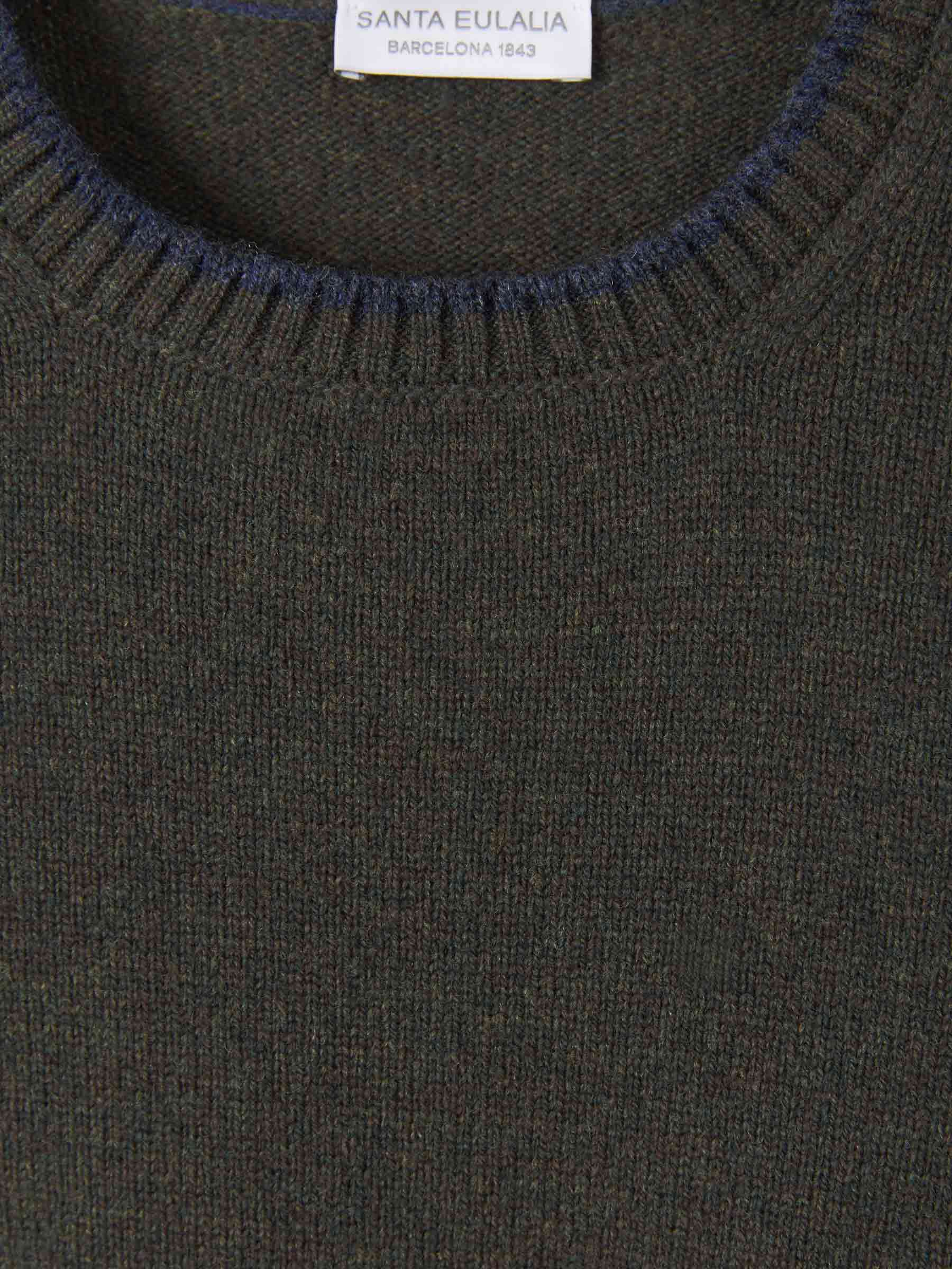 Outlet online Santa Eulalia Hombre Jersey Punto Lana color Verde Oscuro sku 542-002315 03 - Foto 7