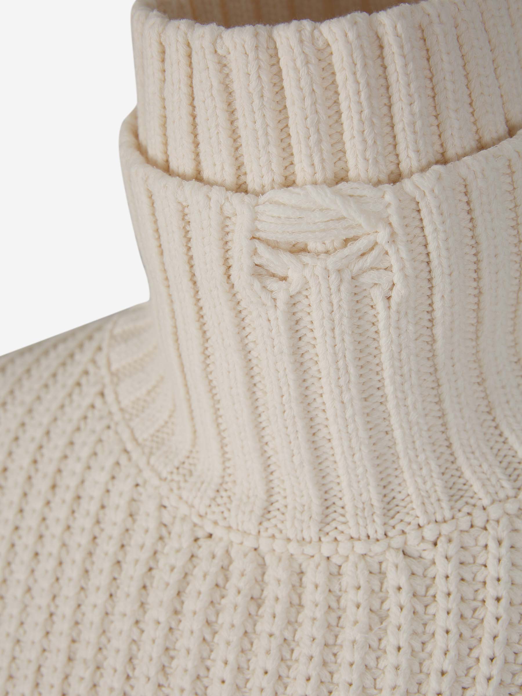 Outlet online Dsquared2 Hombre Jersey Punto Cuello Duplo color Marfil sku 542-002326 01 - Foto 3