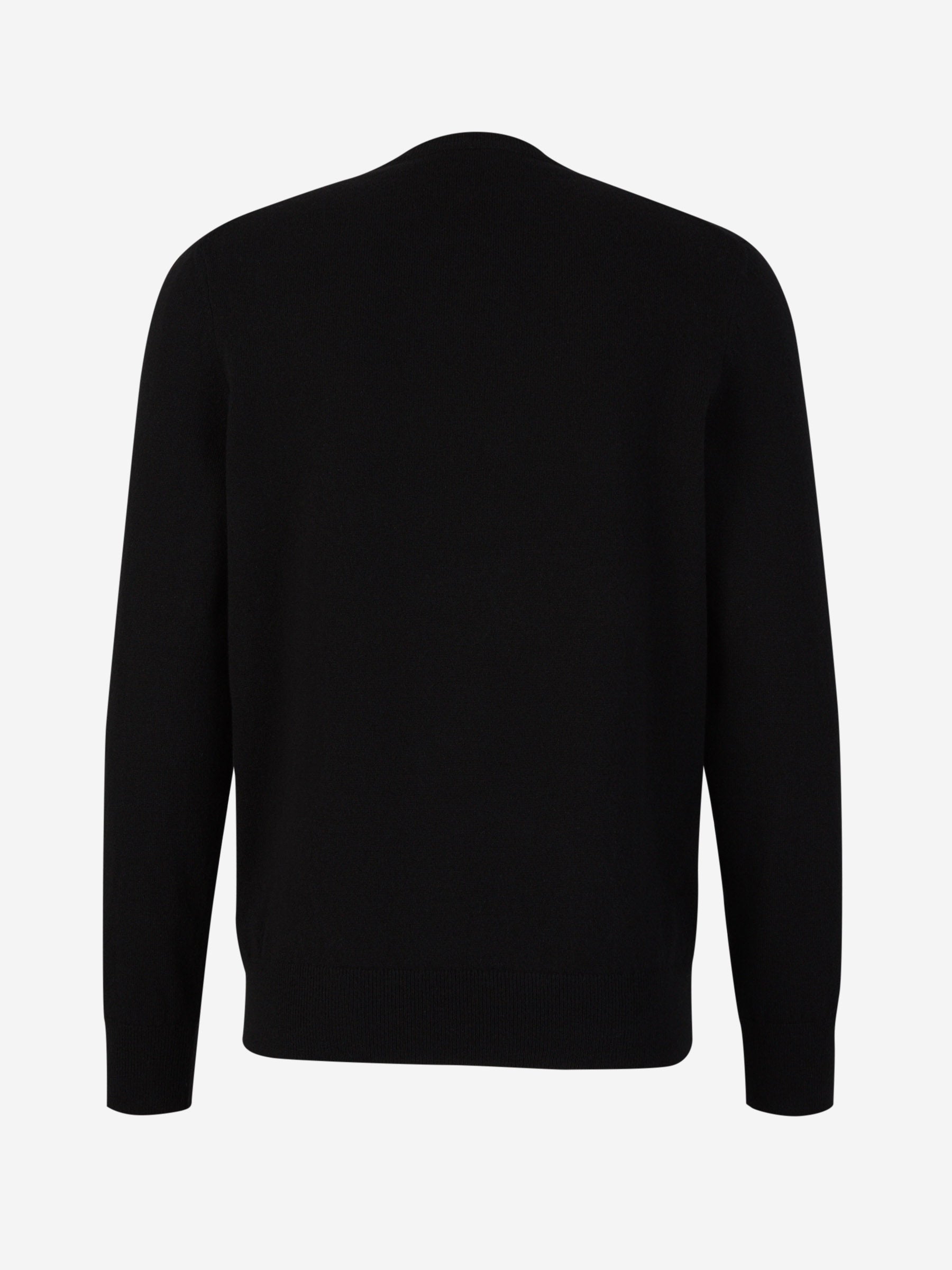 Outlet online McQueen Hombre Jersey Cashmere Logo color Negro sku 542-002327 01 - Foto 2