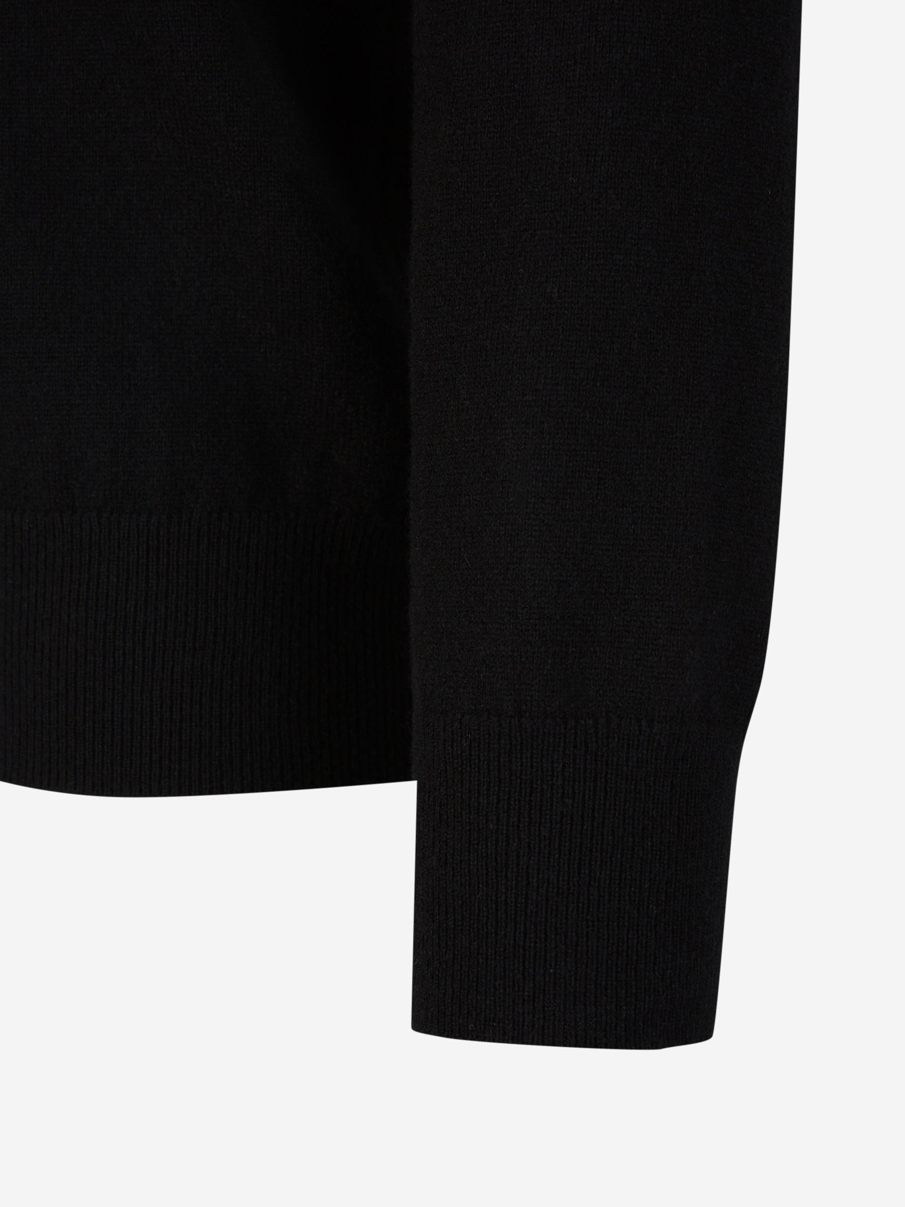 Outlet online McQueen Hombre Jersey Cashmere Logo color Negro sku 542-002327 01 - Foto 5