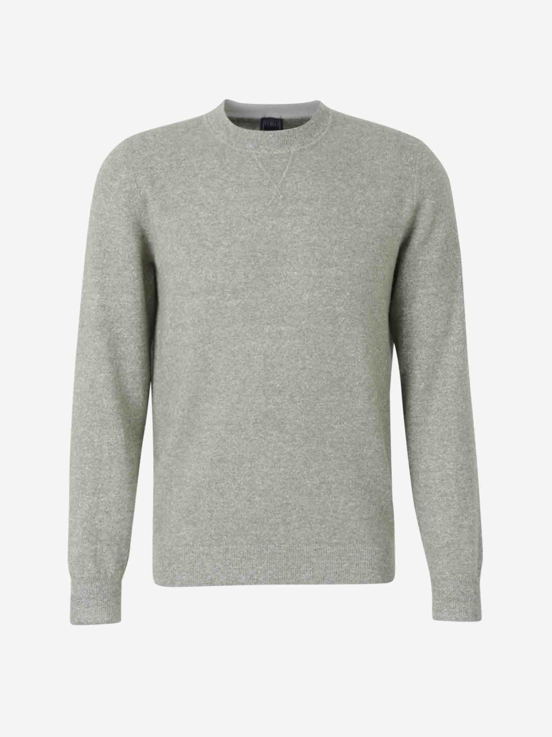 Outlet online Fedeli Hombre Jersey Punto Cashmere color Gris Piedra sku 542-002343 04 - Foto 1
