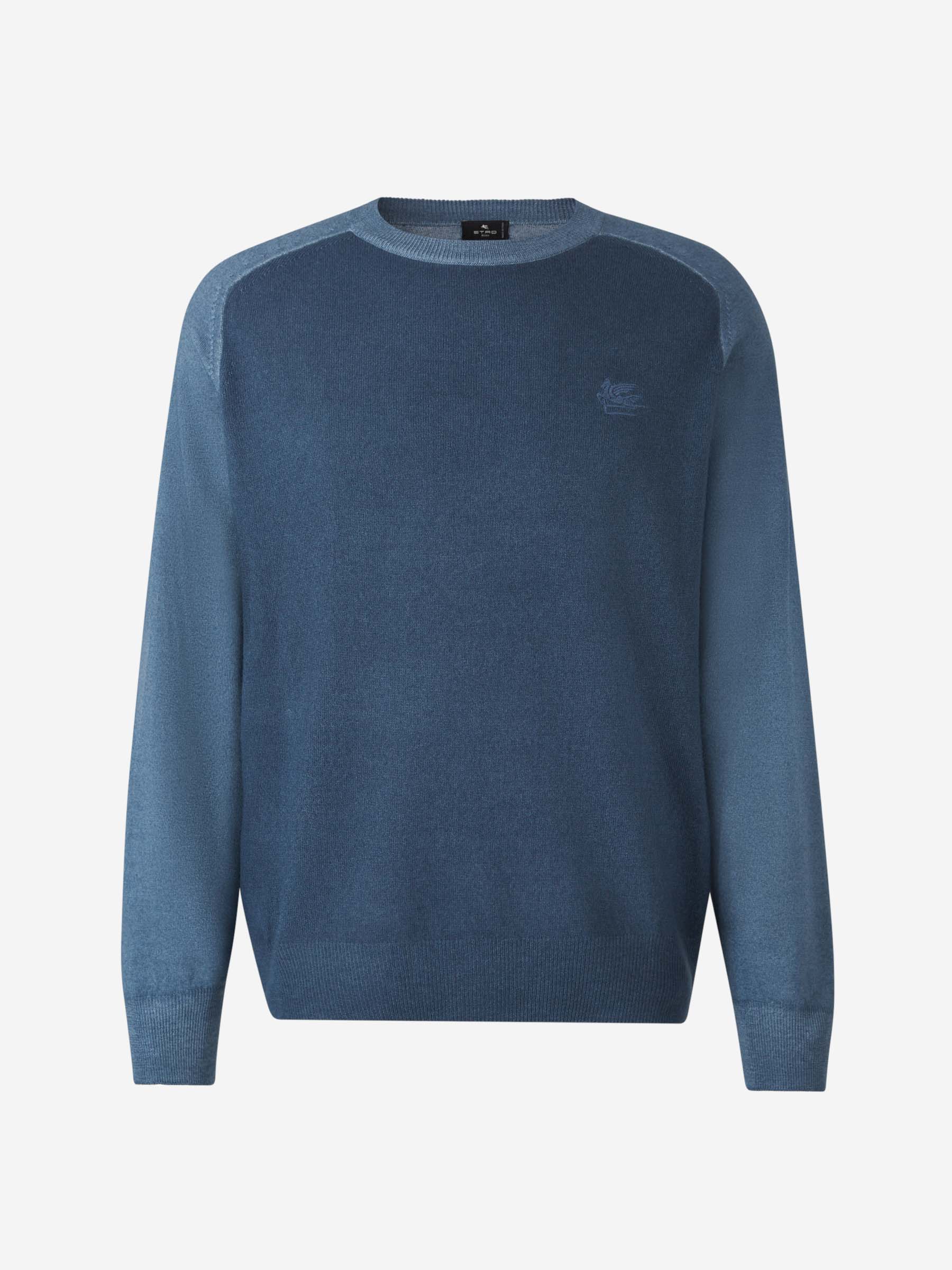 Outlet online Etro Hombre Jersey Punto Lana color Azul Marino sku 542-002359 01 - Foto 1