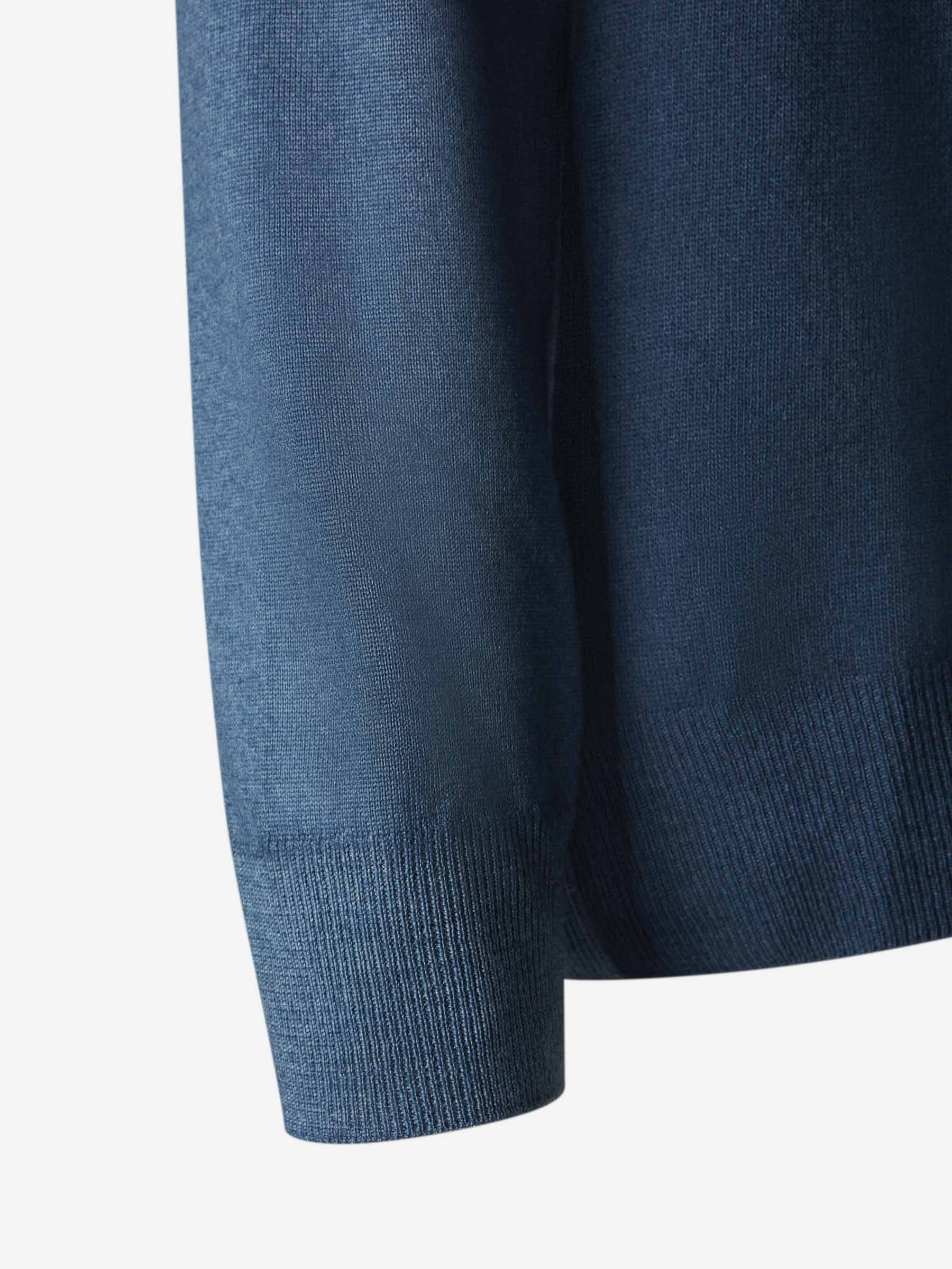 Outlet online Etro Hombre Jersey Punto Lana color Azul Marino sku 542-002359 01 - Foto 5