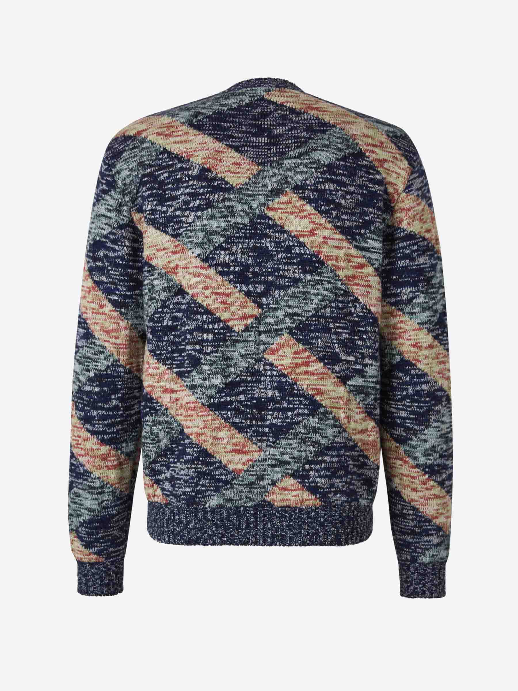 Outlet online Etro Hombre Jersey Punto Lana color Azul Marino sku 542-002360 01 - Foto 2