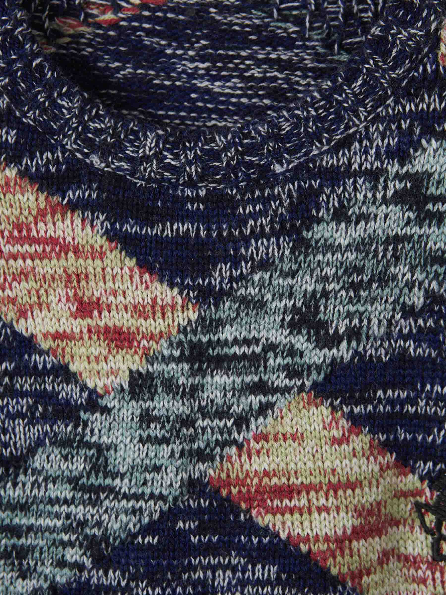 Outlet online Etro Hombre Jersey Punto Lana color Azul Marino sku 542-002360 01 - Foto 3