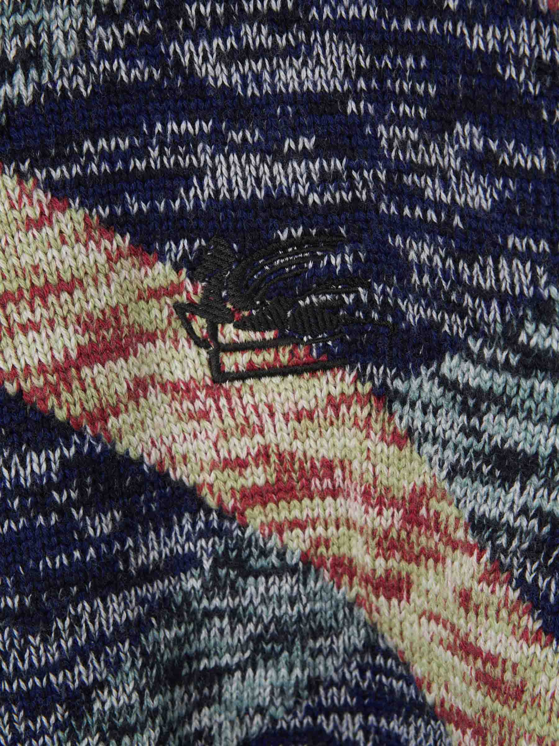 Outlet online Etro Hombre Jersey Punto Lana color Azul Marino sku 542-002360 01 - Foto 4