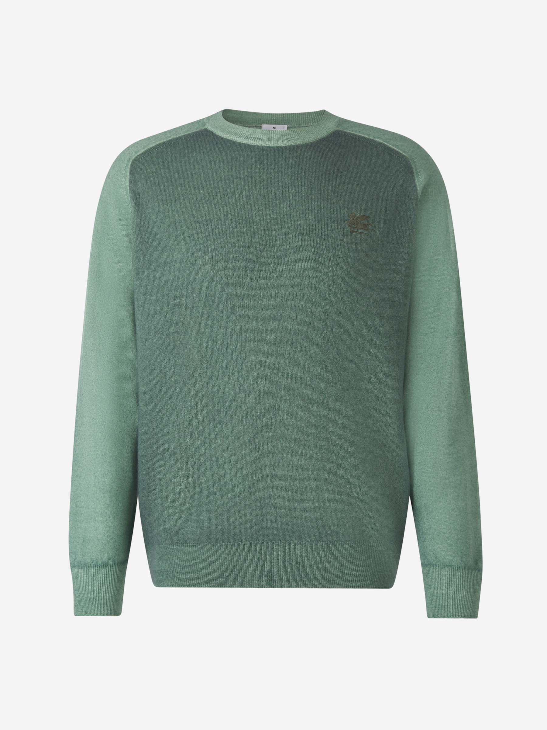 Outlet online Etro Hombre Jersey Punto Lana color Verde sku 542-002361 01 - Foto 1