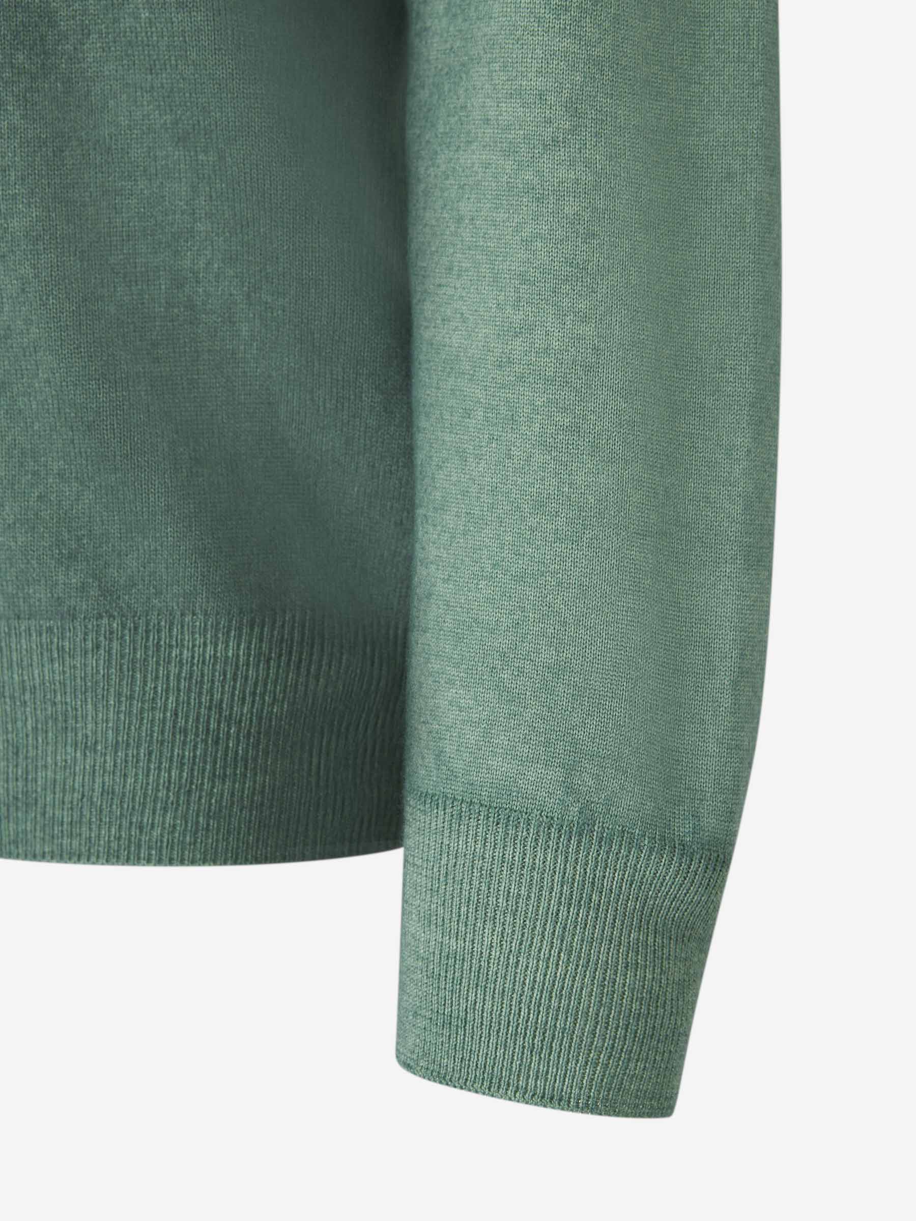 Outlet online Etro Hombre Jersey Punto Lana color Verde sku 542-002361 01 - Foto 4