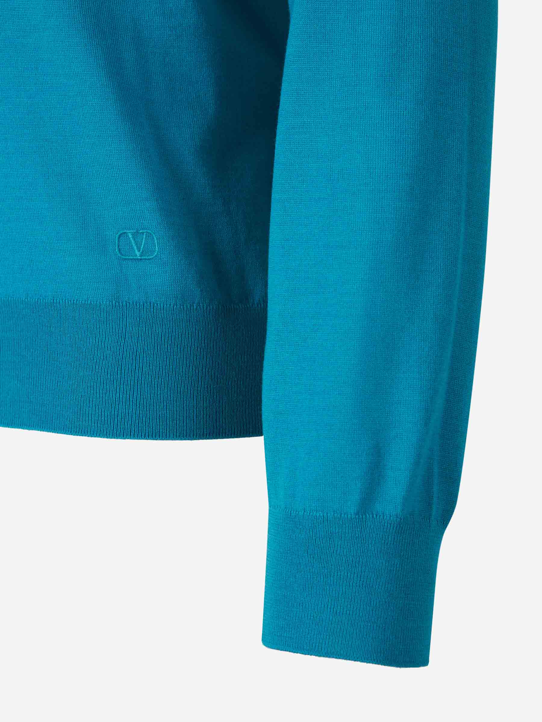 Valentino Hombre Barcelona Jersey Liso Lana color Azul sku 542-002380 01 - Foto 4