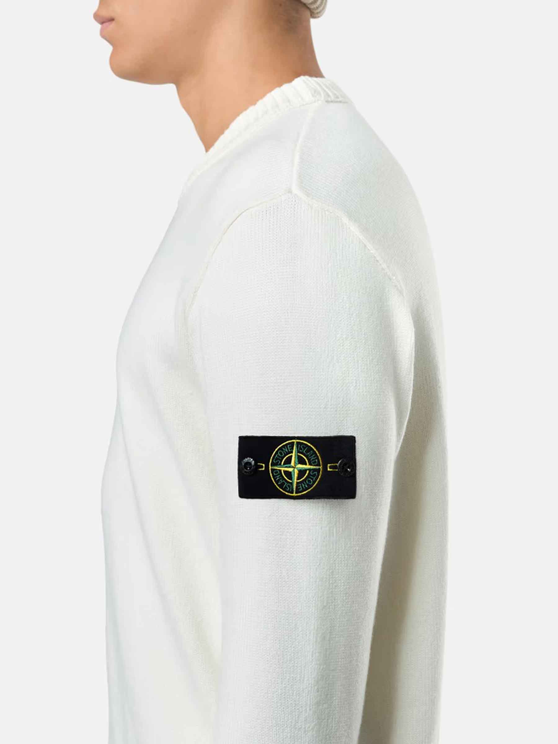 Outlet online Stone Island Hombre Jersey Punto Algodón color Beige sku 542-002387 02 - Foto 3