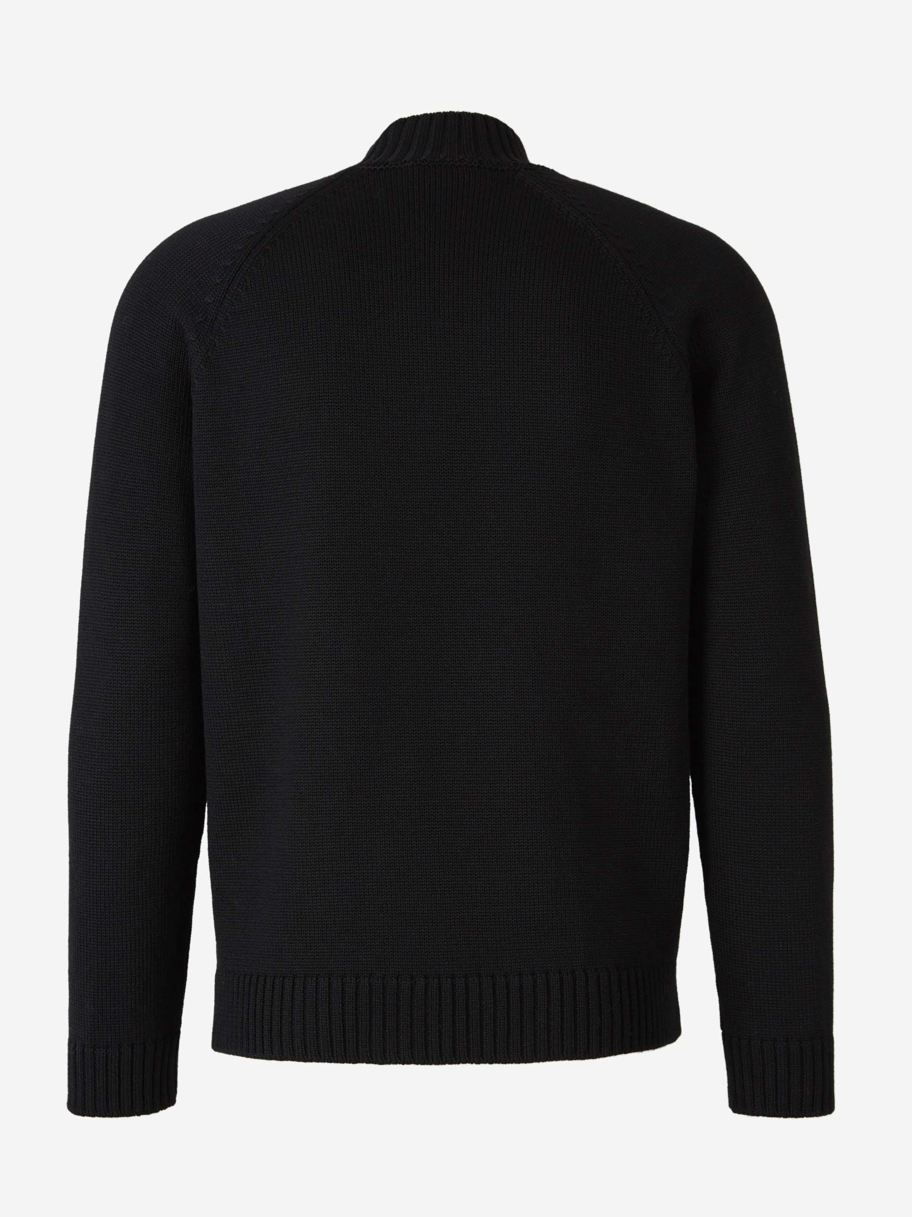 Outlet online Zanone Hombre Jersey Punto Lana color Negro sku 542-002417 01 - Foto 2
