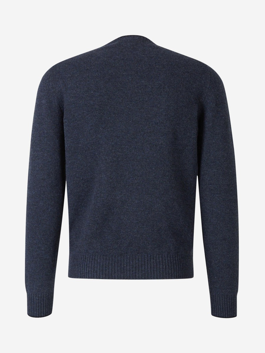 Outlet online Santa Eulalia Hombre Jersey Lana Bicolor color Azul Marino sku 542-002435 04 - Foto 2