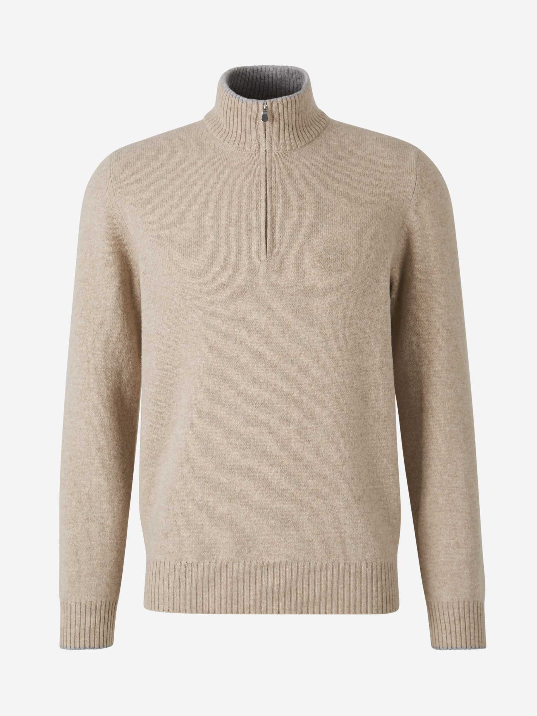 Outlet online Santa Eulalia Hombre Jersey Bicolor Lana color Beige sku 542-002436 01 - Foto 1