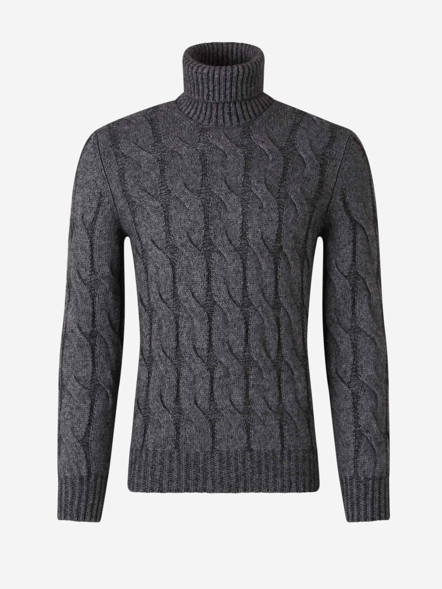 Outlet online Santa Eulalia Hombre Jersey Punto Cashmere color Gris Antracita sku 542-002439 01 - Foto 1