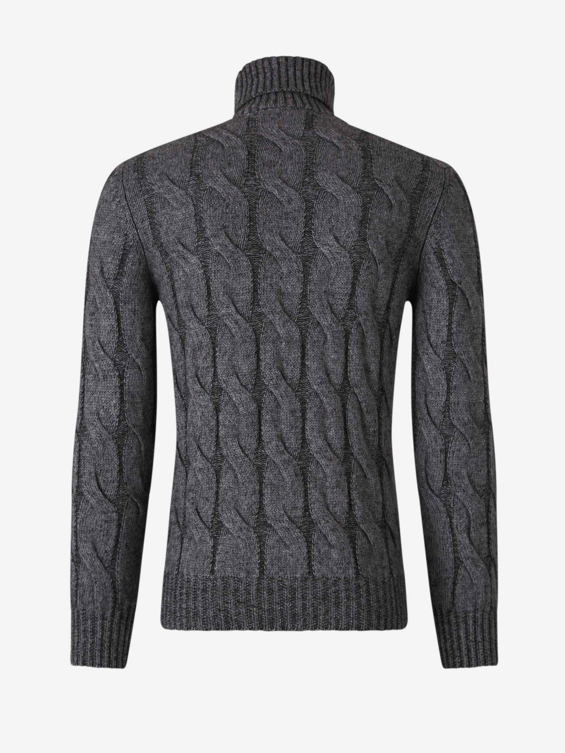 Outlet online Santa Eulalia Hombre Jersey Punto Cashmere color Gris Antracita sku 542-002439 01 - Foto 2