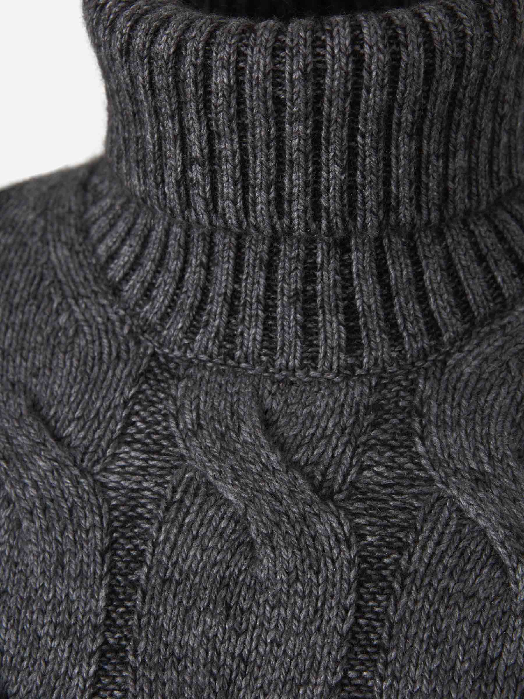 Outlet online Santa Eulalia Hombre Jersey Punto Cashmere color Gris Antracita sku 542-002439 01 - Foto 3