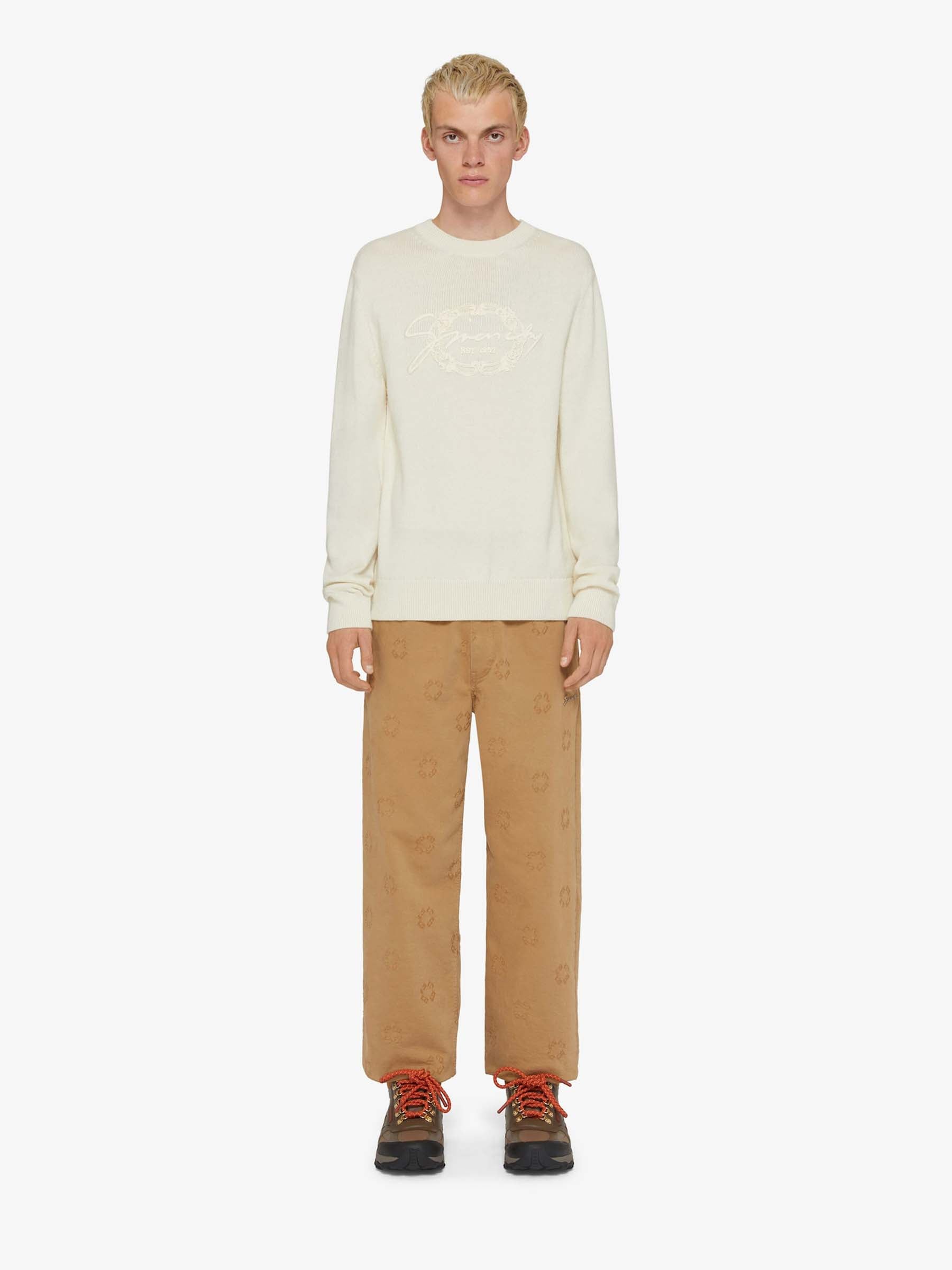 Givenchy Hombre Barcelona Jersey Punto Lana color Beige sku 542-002452 02 - Foto 2