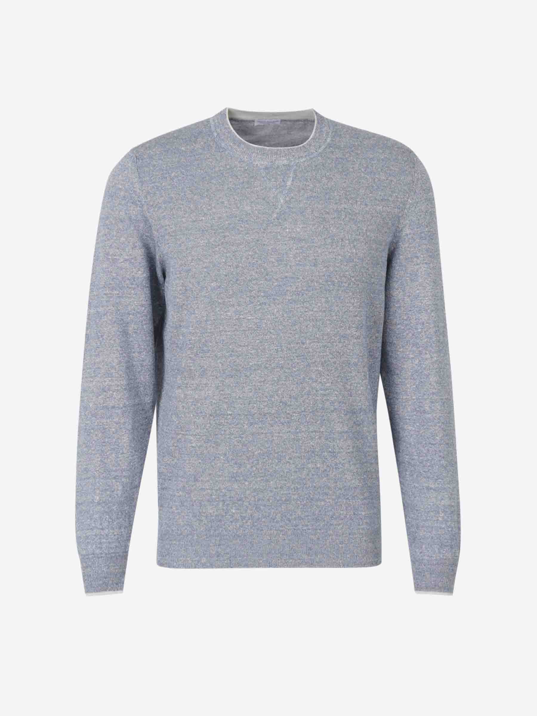 Outlet online Santa Eulalia Hombre Jersey Punto Lino color Azul sku 542-002455 01 - Foto 1