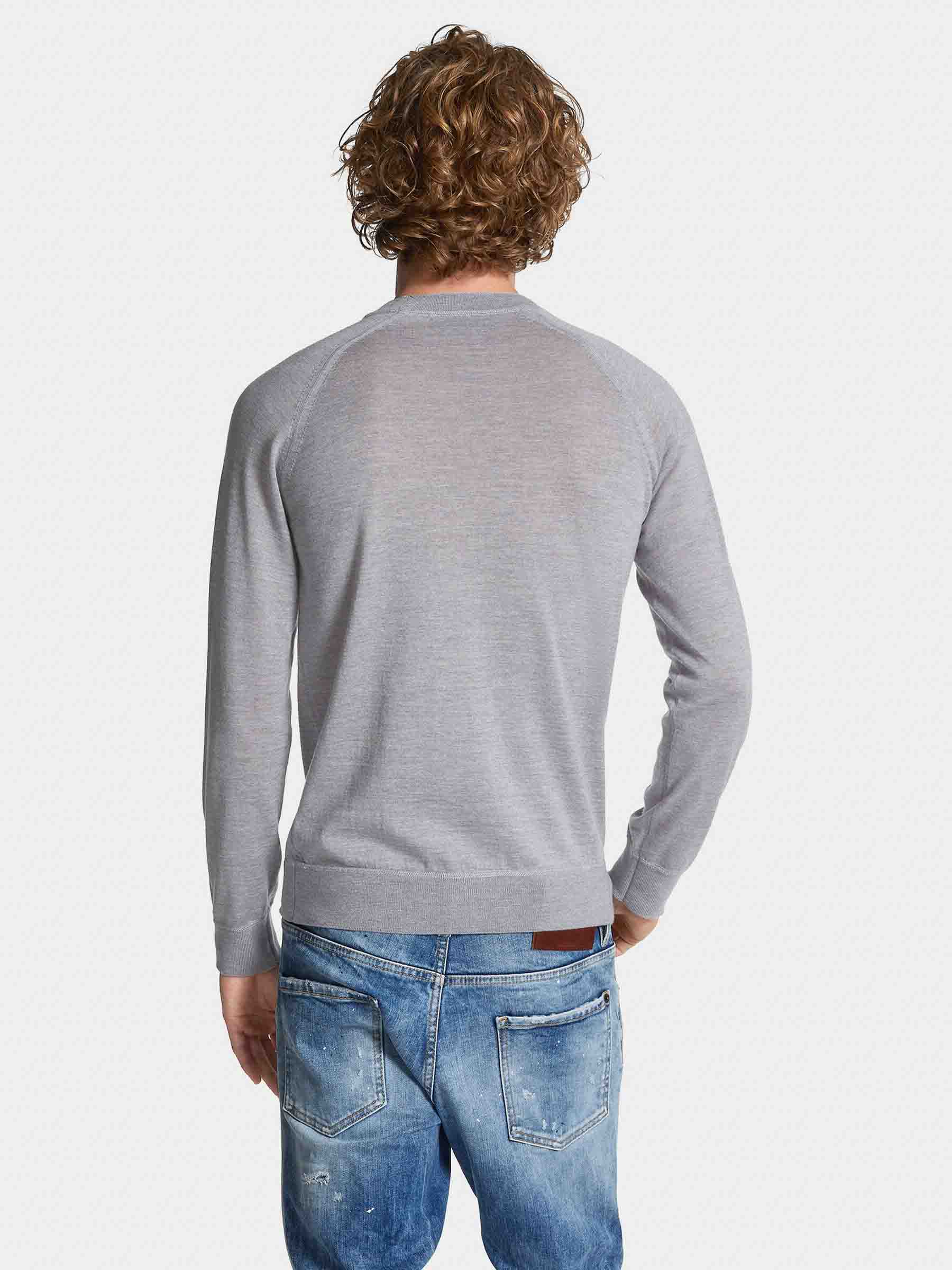 Dsquared2 Hombre Barcelona Jersey Logo Lana color Gris Piedra sku 542-002465 01 - Foto 3