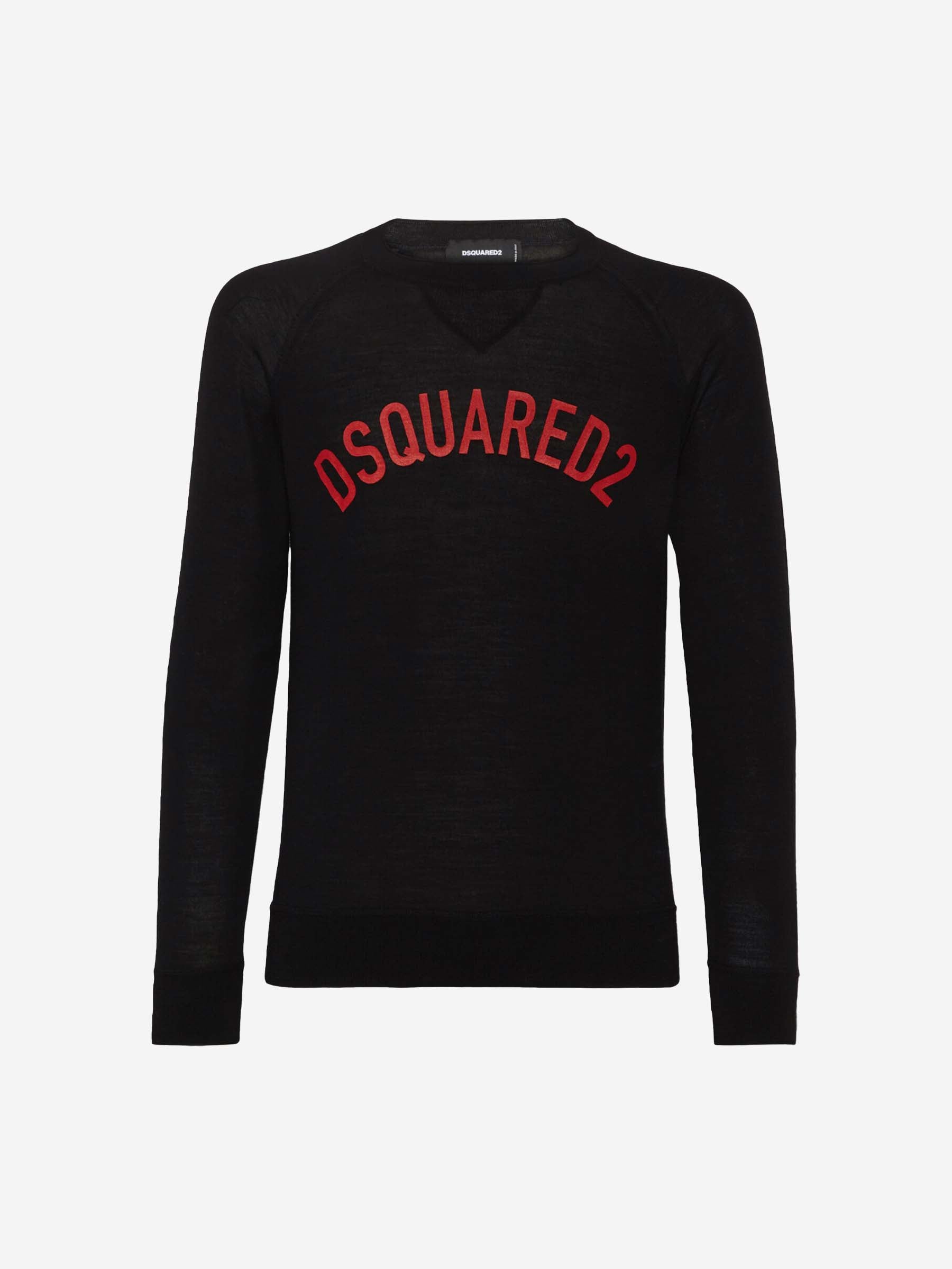 Dsquared2 Hombre Barcelona Jersey Logo Lana color Negro sku 542-002465 02 - Foto 1