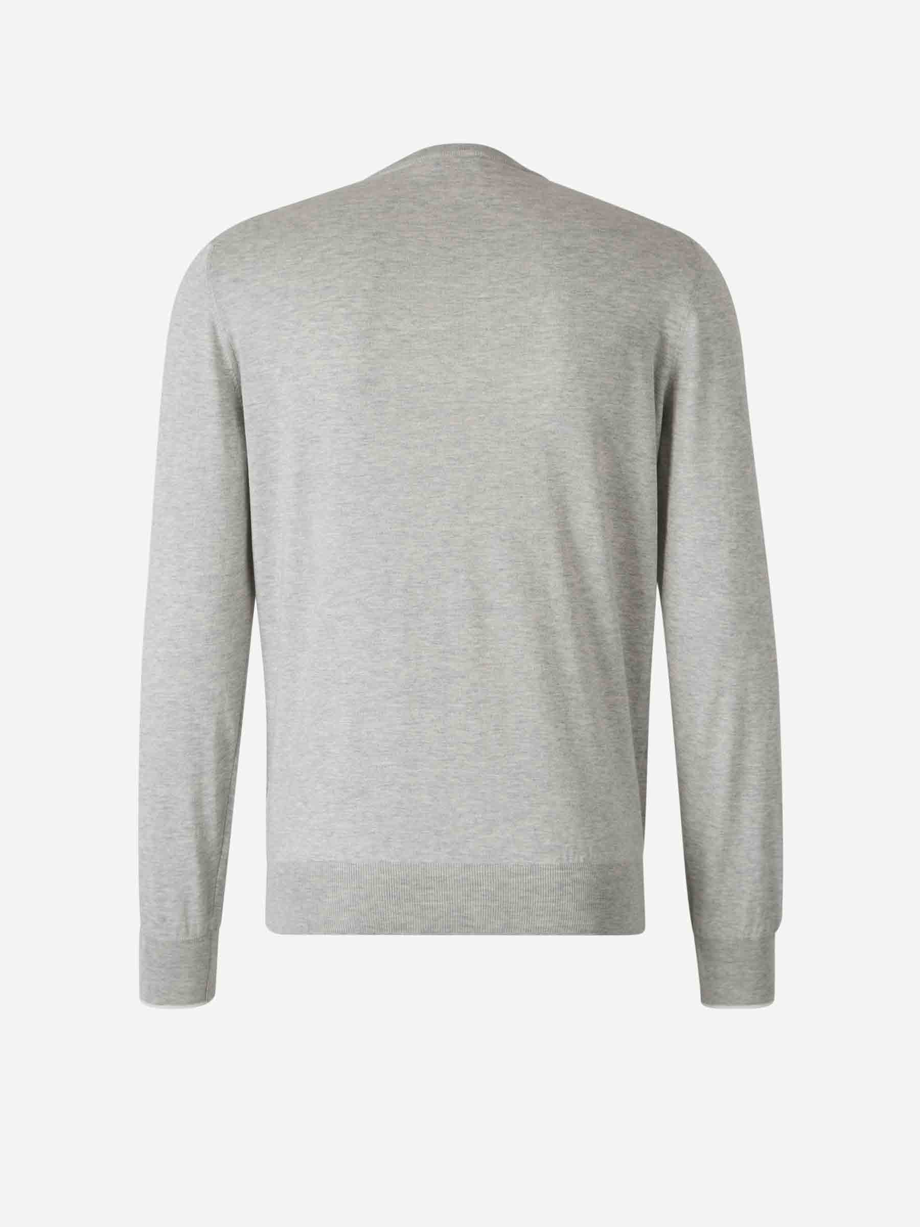 Santa Eulalia Hombre Barcelona Jersey Punto Seda color Gris Claro sku 542-002471 02 - Foto 2