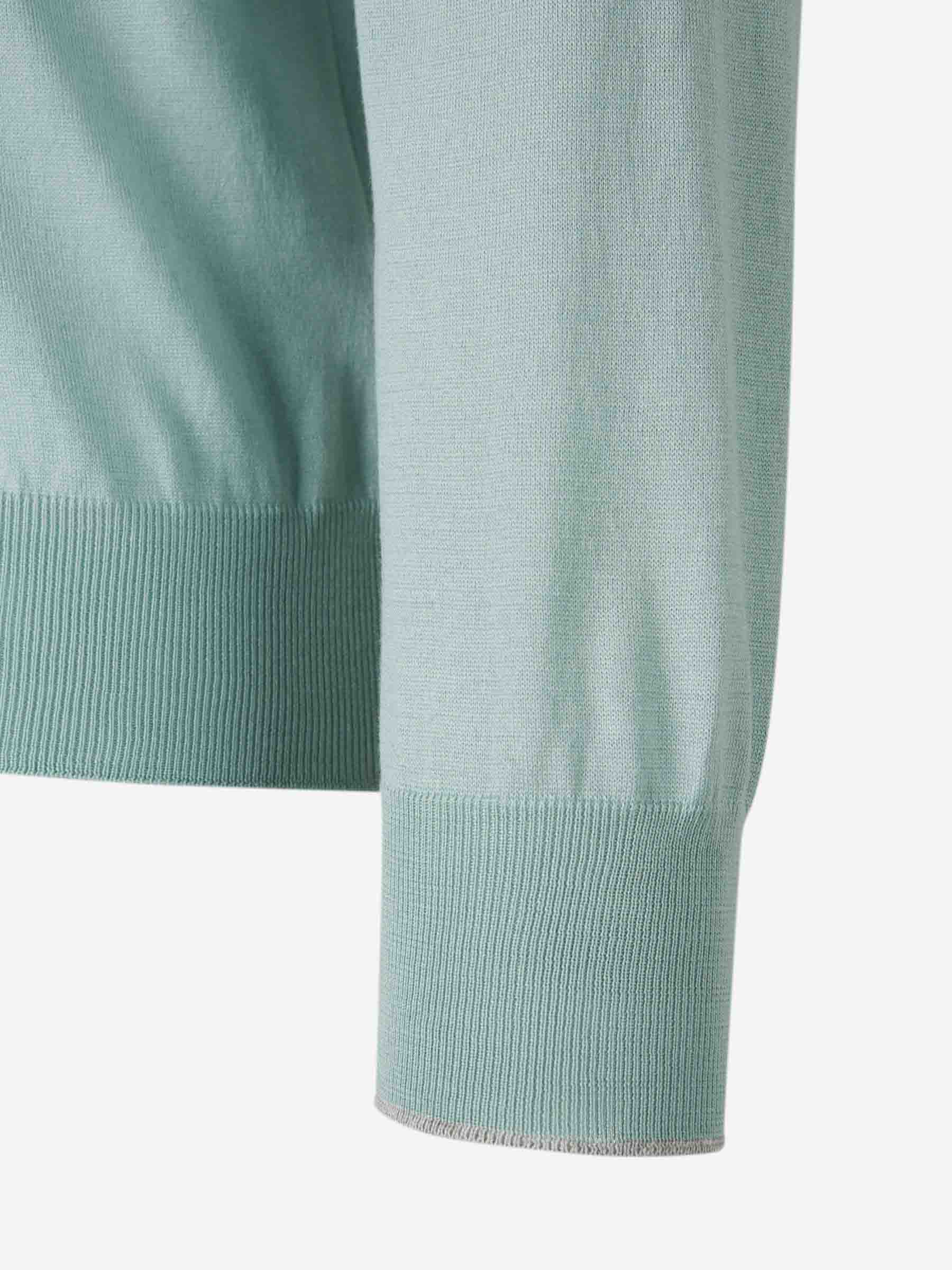 Santa Eulalia Hombre Barcelona Jersey Punto Seda color Verde Menta sku 542-002471 03 - Foto 5