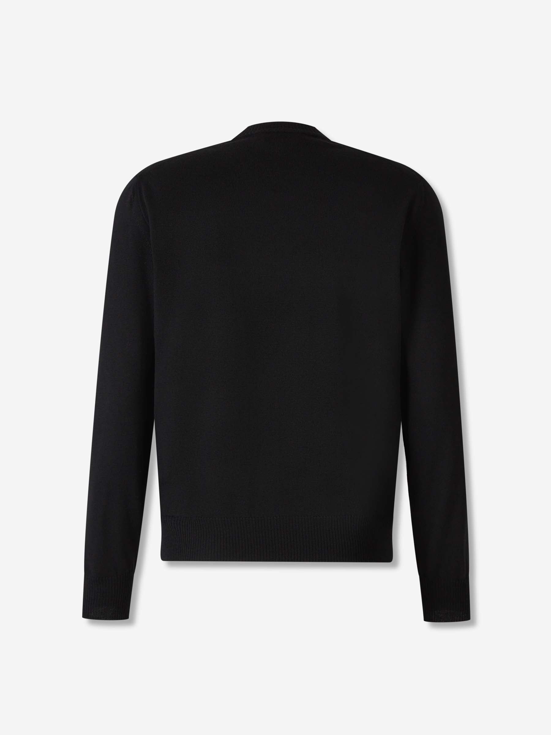 Outlet online McQueen Hombre Jersey Cuello Redondo color Negro sku 542-002477 01 - Foto 2