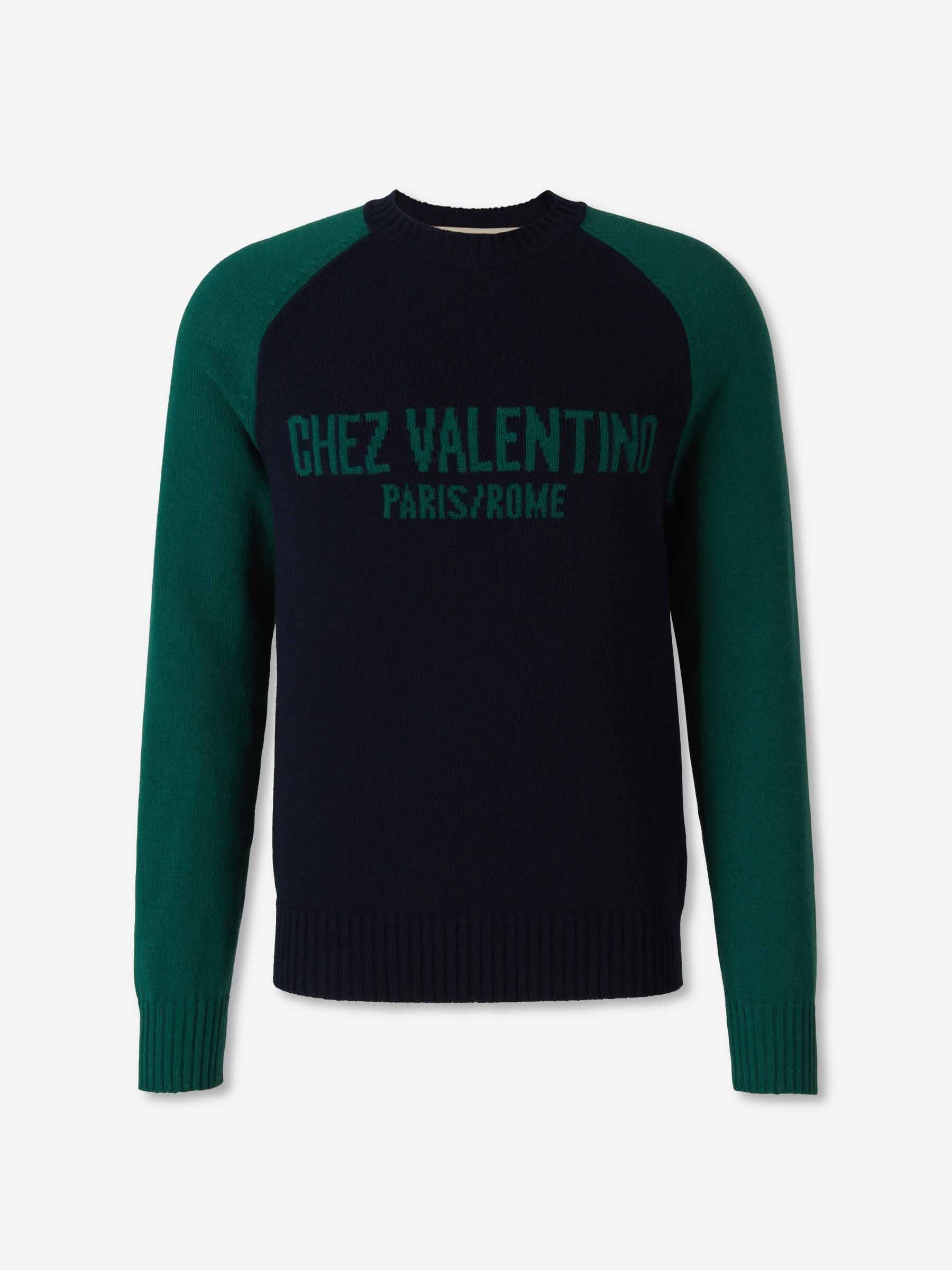 Outlet online Valentino Hombre Jersey Chez Valentino color Azul Marino sku 542-002481 01 - Foto 1