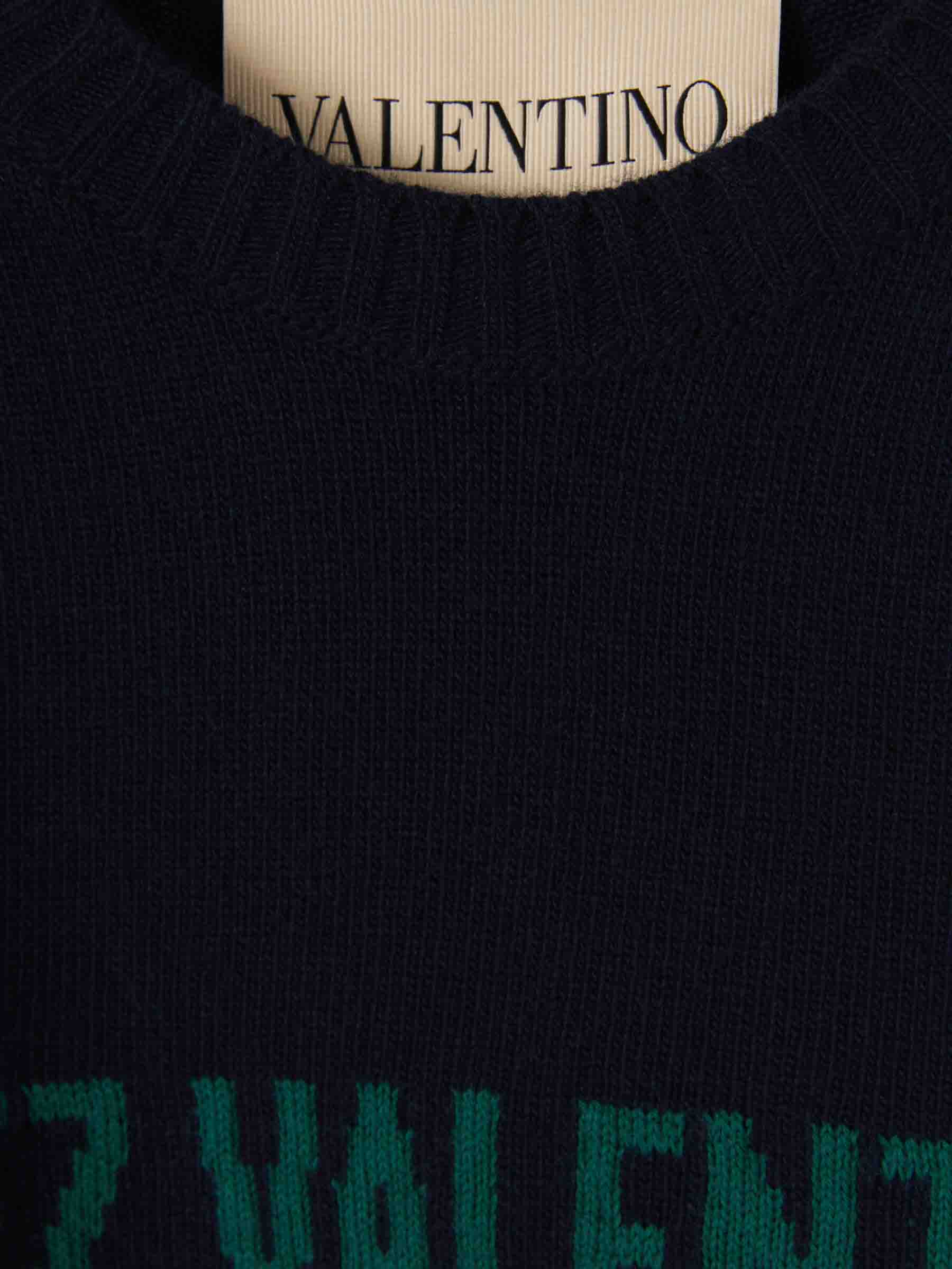 Outlet online Valentino Hombre Jersey Chez Valentino color Azul Marino sku 542-002481 01 - Foto 3