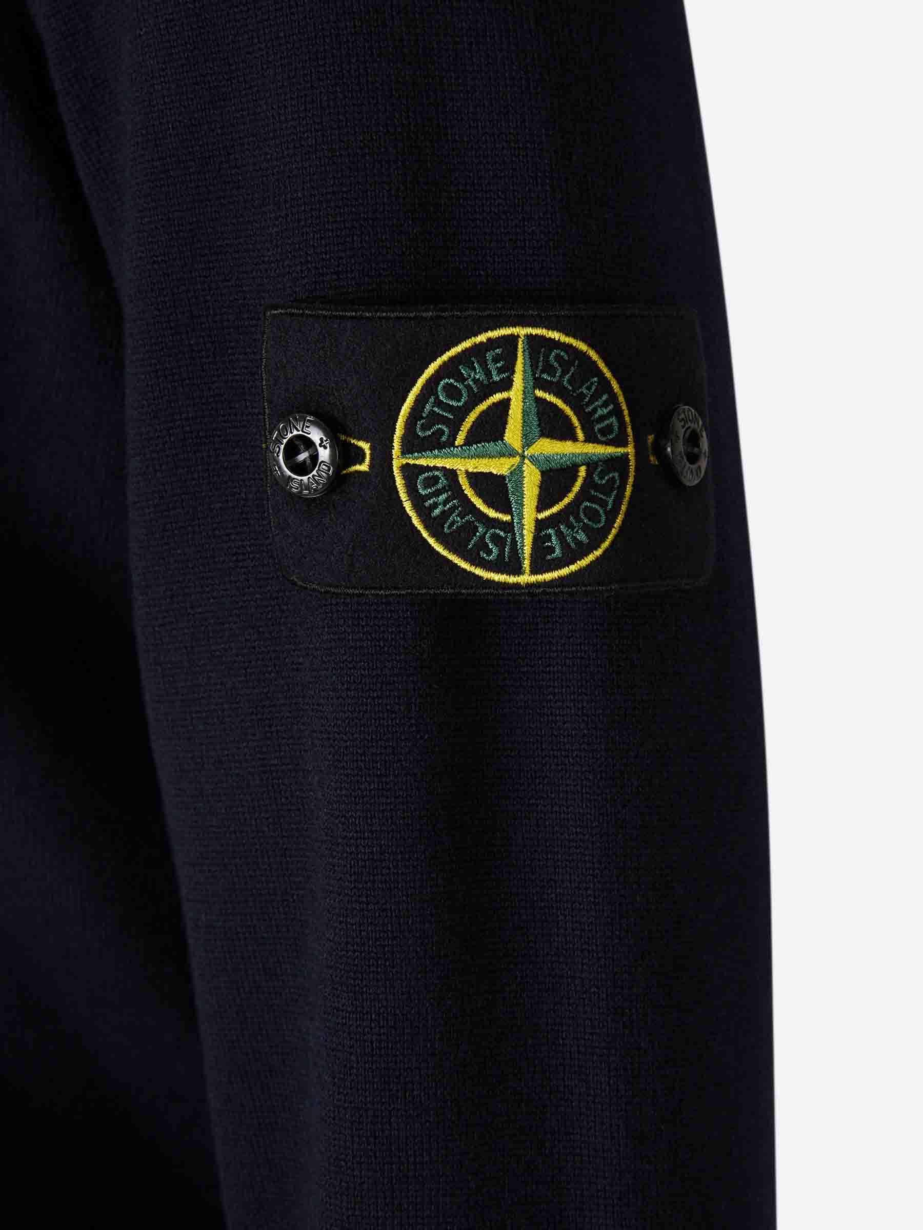 Outlet online Stone Island Hombre Jersey Punto Lana color Azul Marino sku 542-002496 01 - Foto 4