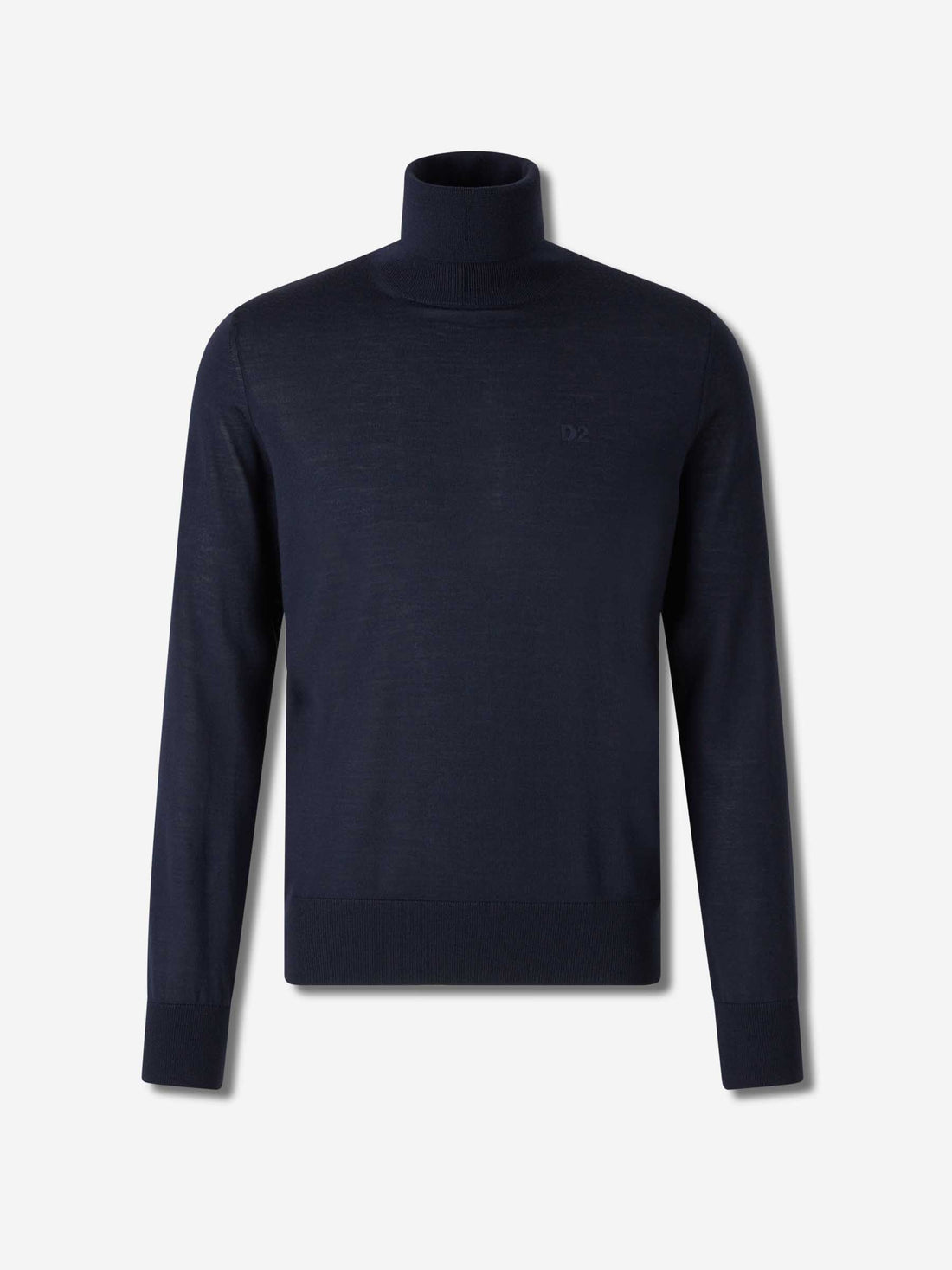 Outlet online Dsquared2 Hombre Jersey Cuello Alto color Azul Marino sku 542-002517 01 - Foto 1