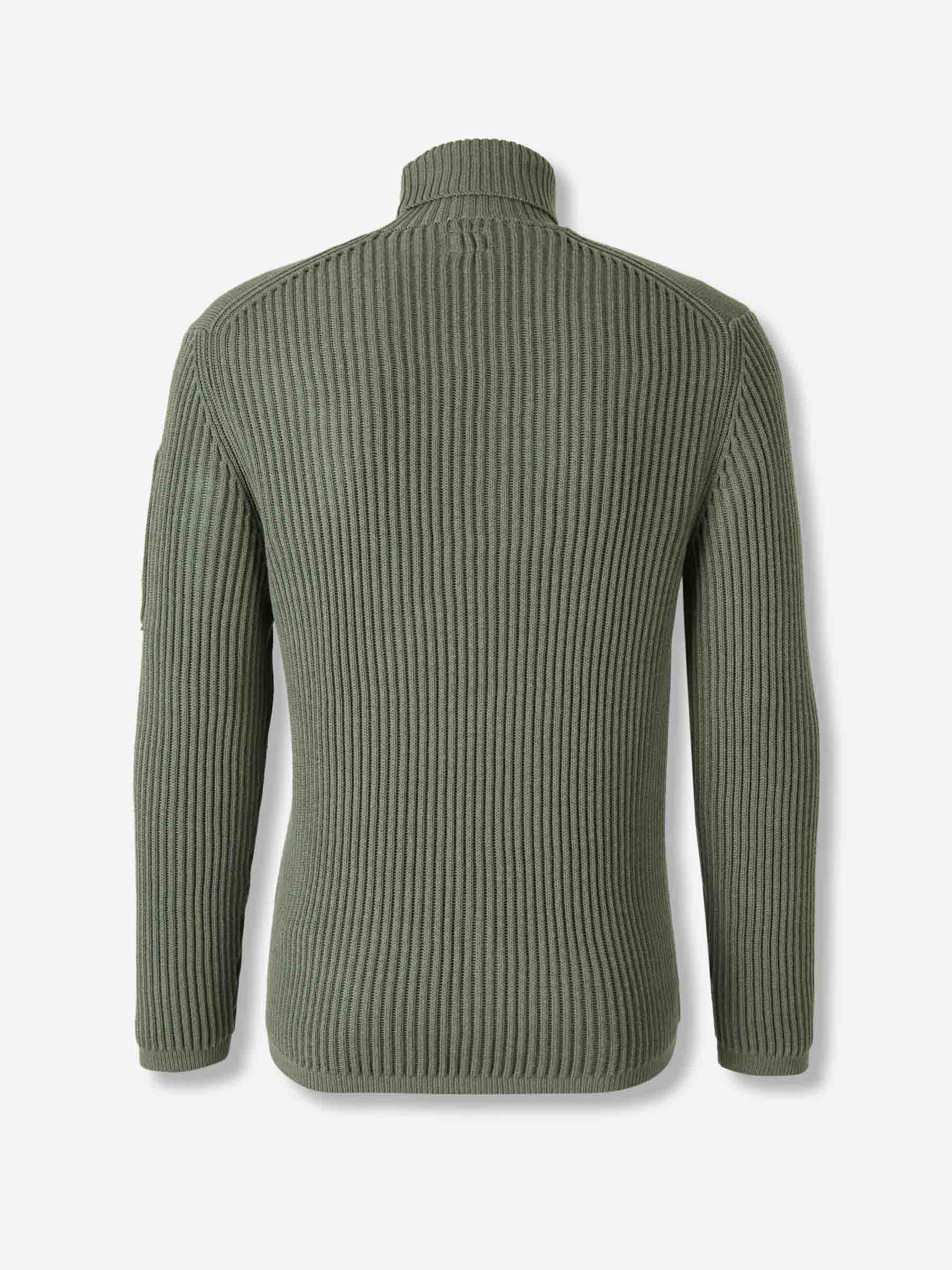 Outlet online C.P. Company Hombre Jersey Cuello Alto color Verde sku 542-002526 01 - Foto 2