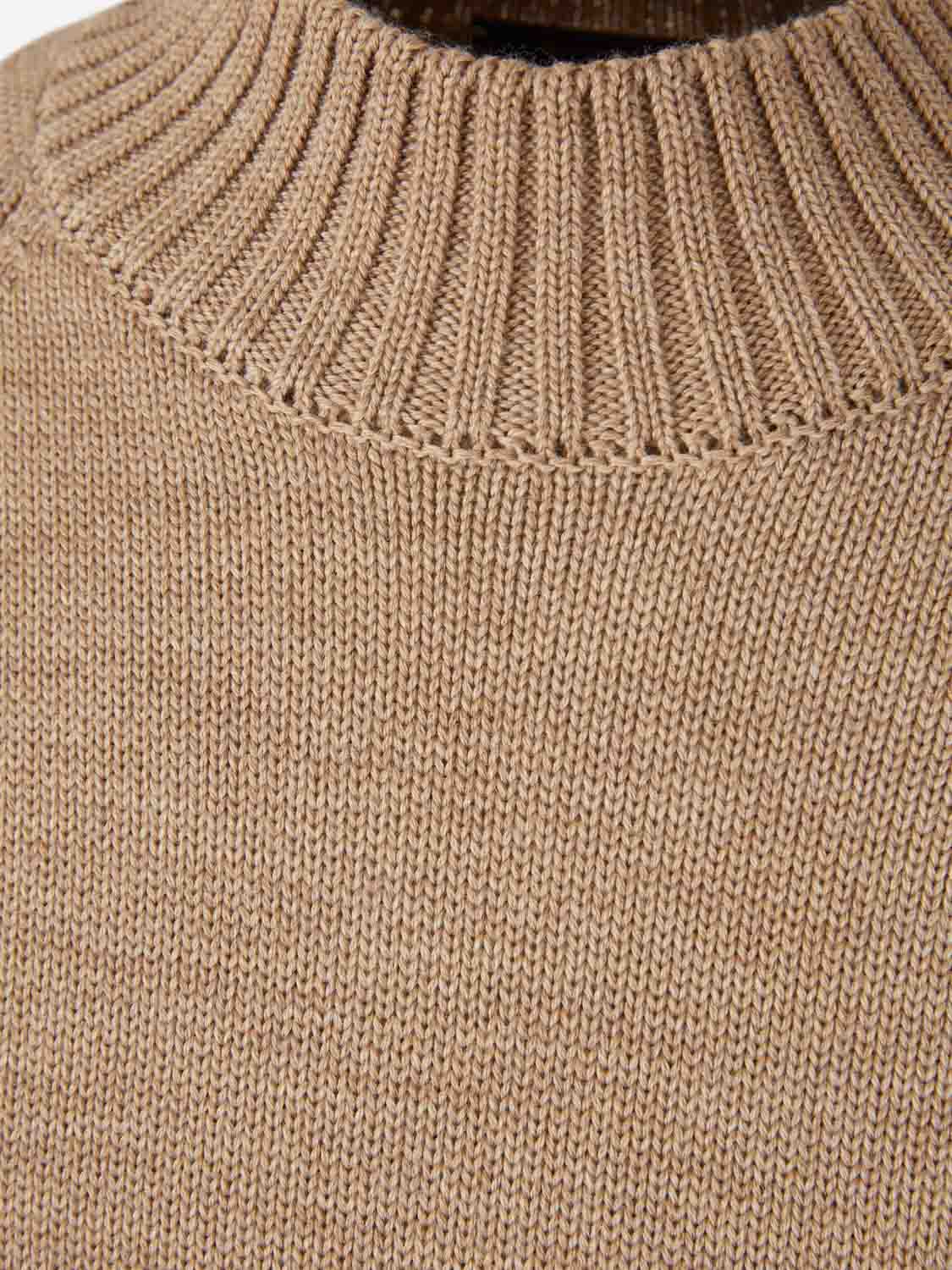 Outlet online Zanone Hombre Jersey Cuello Alto color Beige sku 542-002546 01 - Foto 3