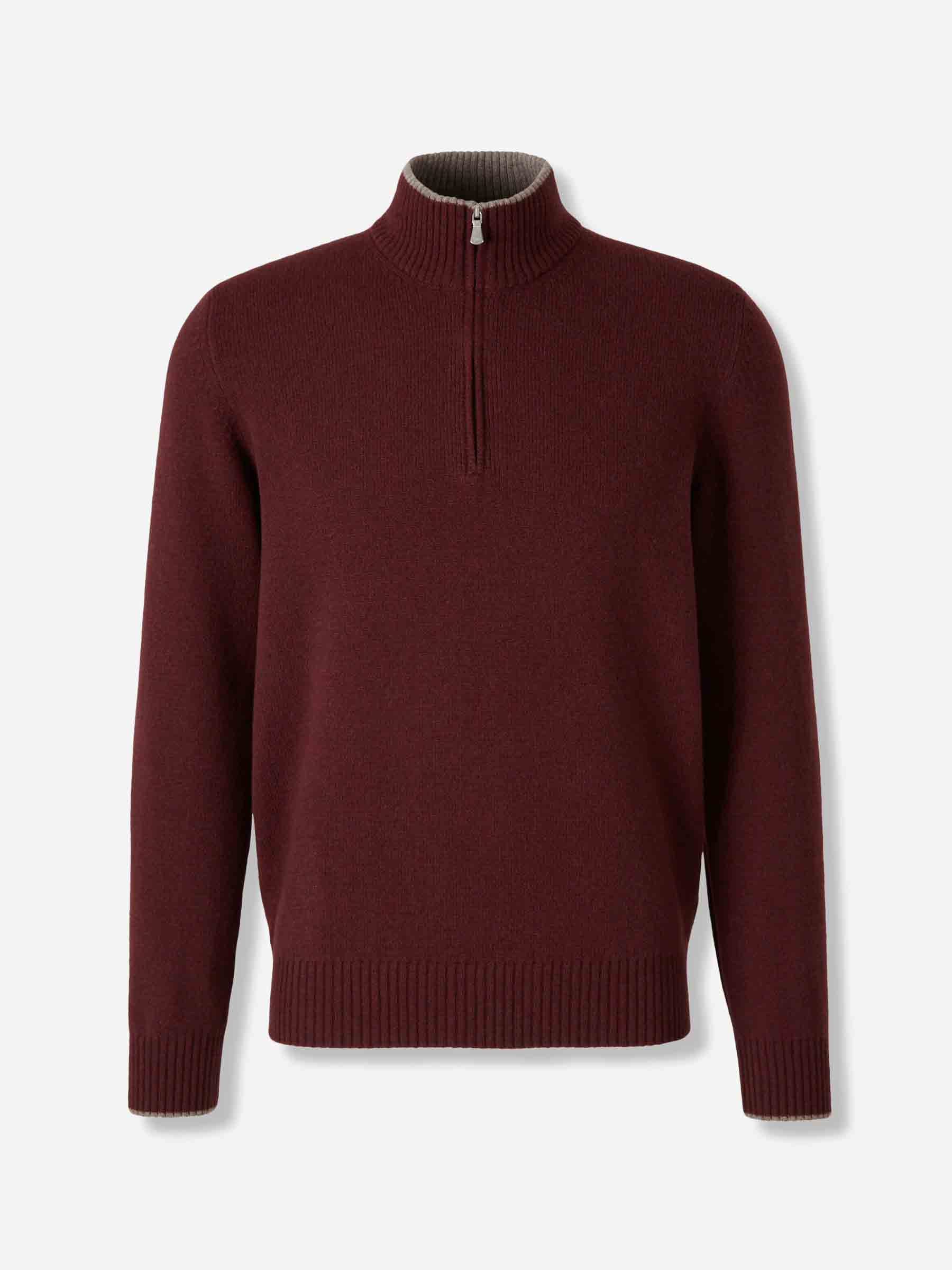 Outlet online Santa Eulalia Hombre Jersey Cuello Alto color Burdeos sku 542-002554 03 - Foto 1