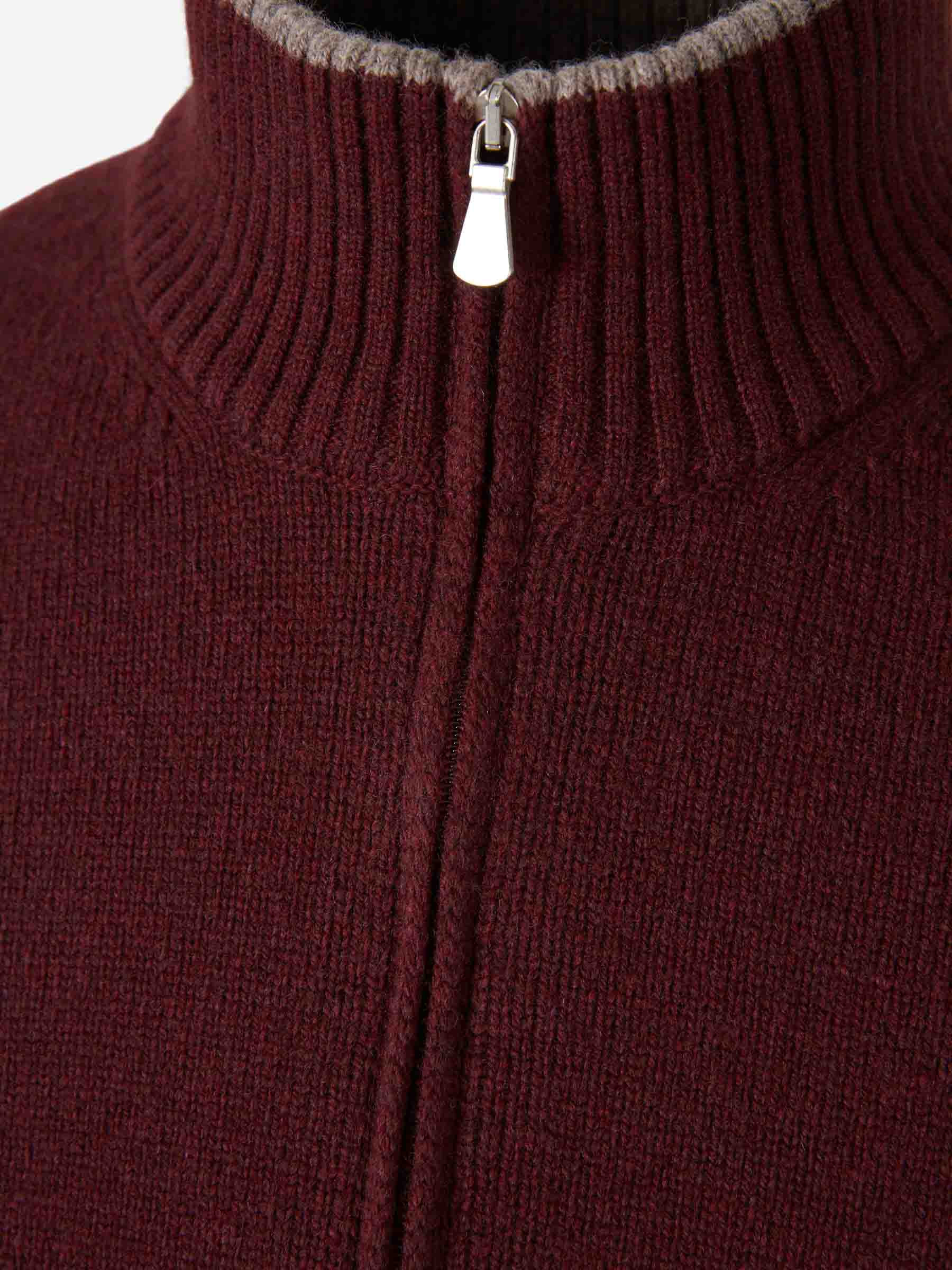 Outlet online Santa Eulalia Hombre Jersey Cuello Alto color Burdeos sku 542-002554 03 - Foto 3