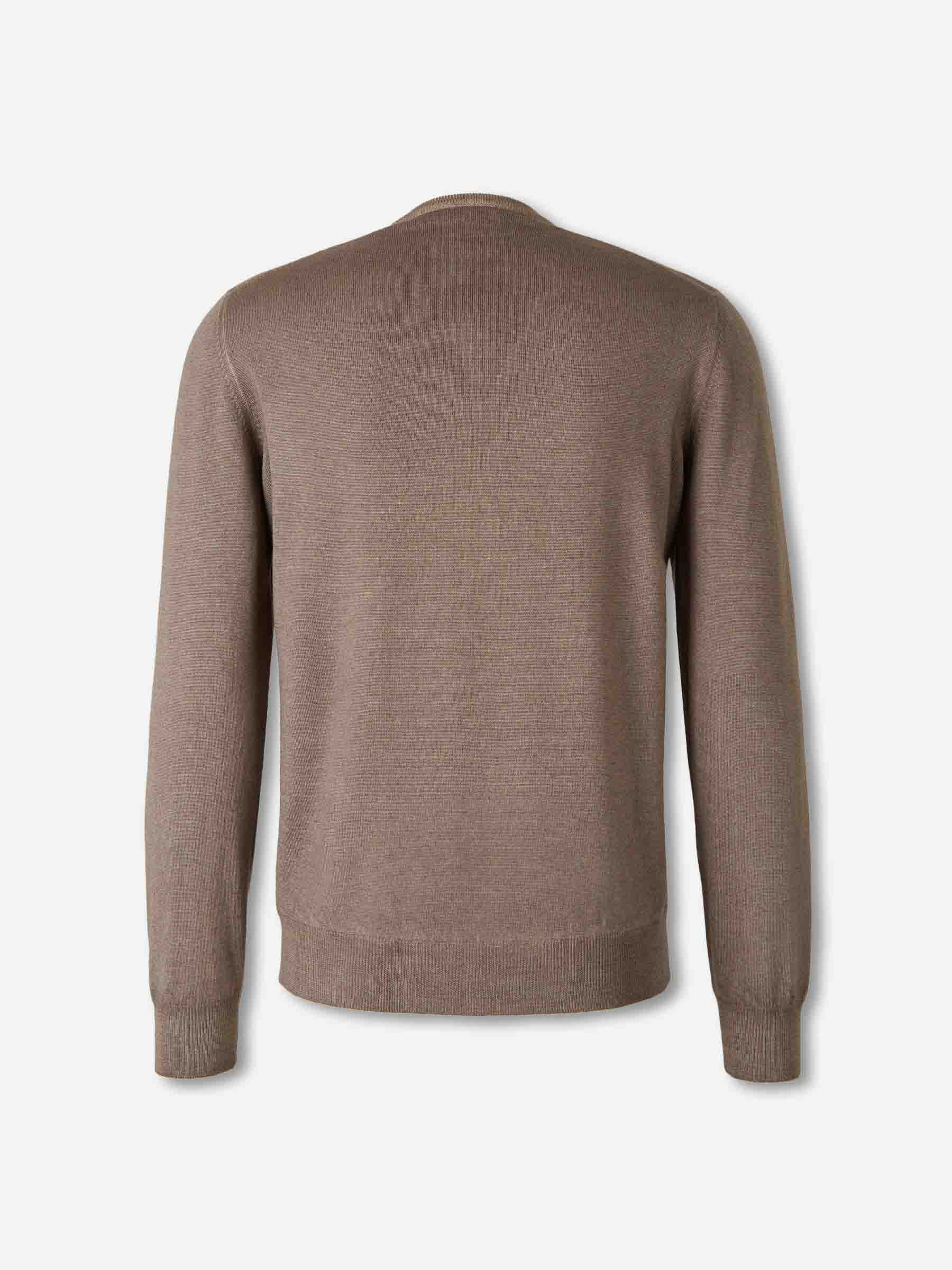 Outlet online Santa Eulalia Hombre Jersey Cuello Pico color Marrón sku 542-002555 01 - Foto 2