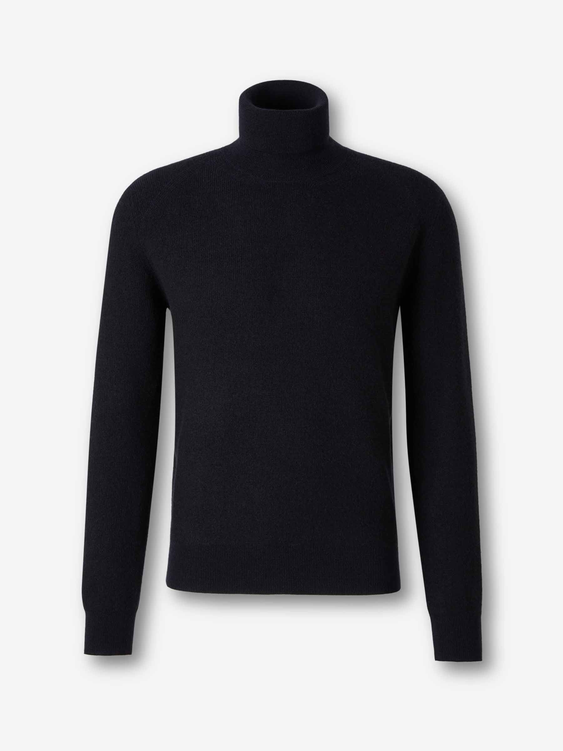 Outlet online Brioni Hombre Jersey Cuello Alto color Azul Noche sku 542-002580 01 - Foto 1