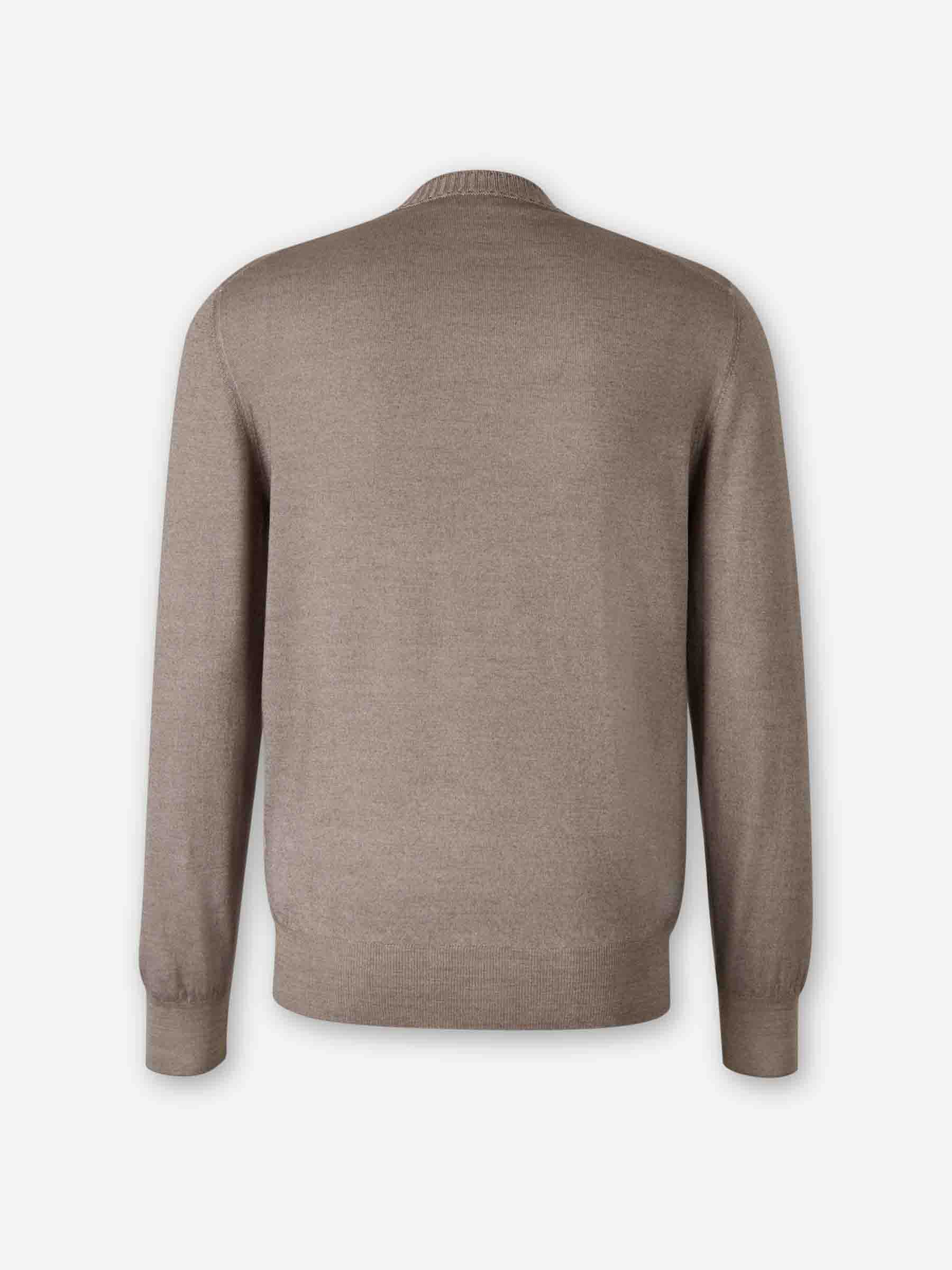 Outlet online Santa Eulalia Hombre Jersey Cuello V color Taupe sku 542-002591 03 - Foto 3